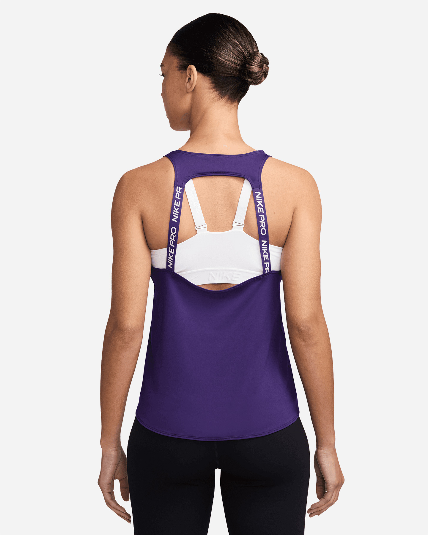 Canotta training NIKE DRI FIT ELASTIC PRO W - Viola - 1 | Cisalfa Sport