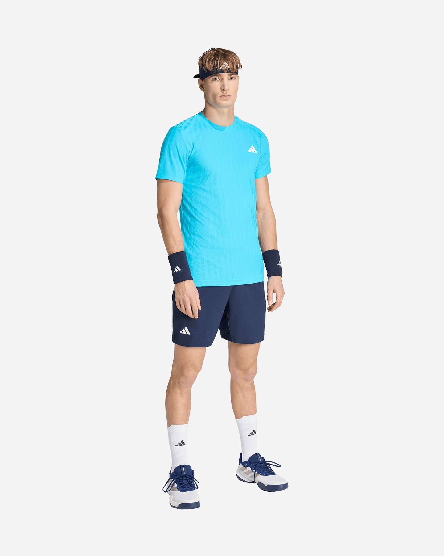 T-shirt tennis ADIDAS AIRCHILL FREELIFT M - Azzurro - 3 | Cisalfa Sport