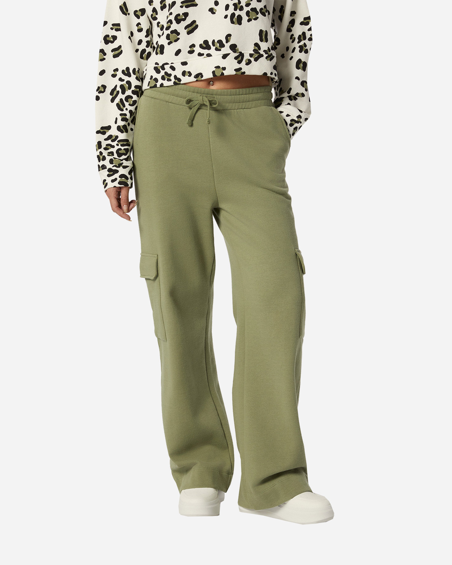 Pantalone FREDDY CARGO STRAIGHT W - Verde - 2 | Cisalfa Sport