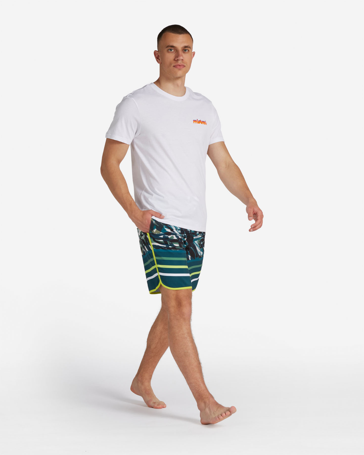 T-shirt MISTRAL PALMS M - Bianco - 3 | Cisalfa Sport