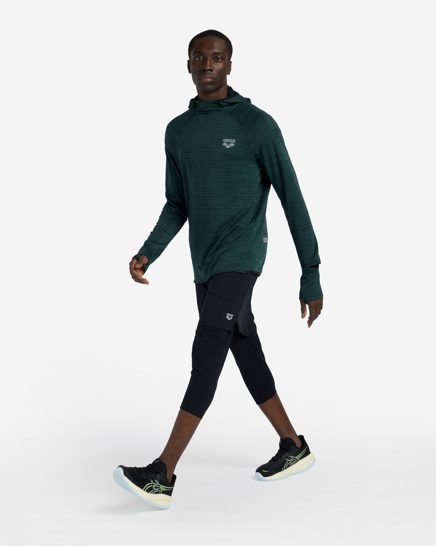 Maglia running ARENA JOGGING M - Verde - 3 | Cisalfa Sport