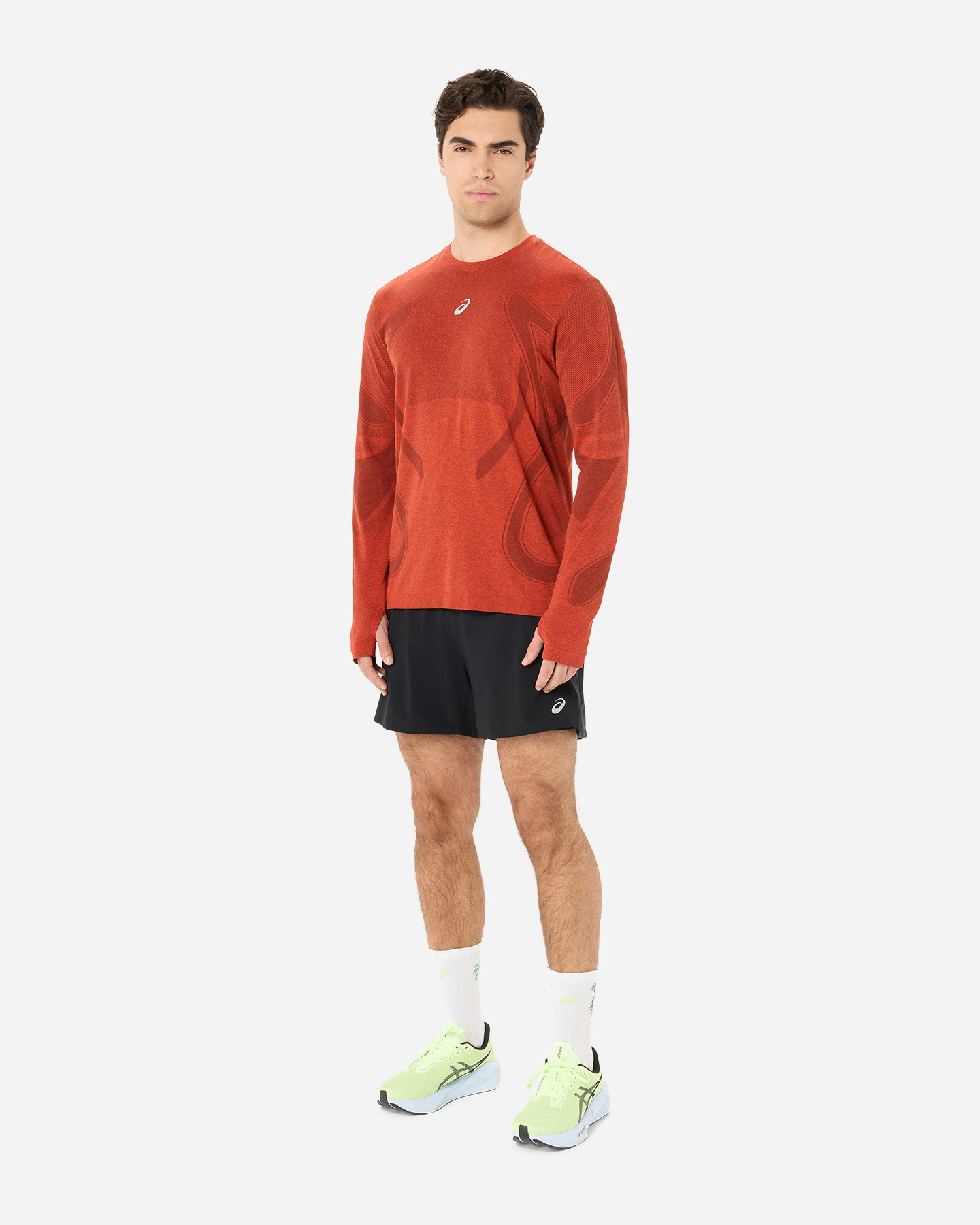 Maglia running ASICS ROAD M - Rosso - 2 | Cisalfa Sport
