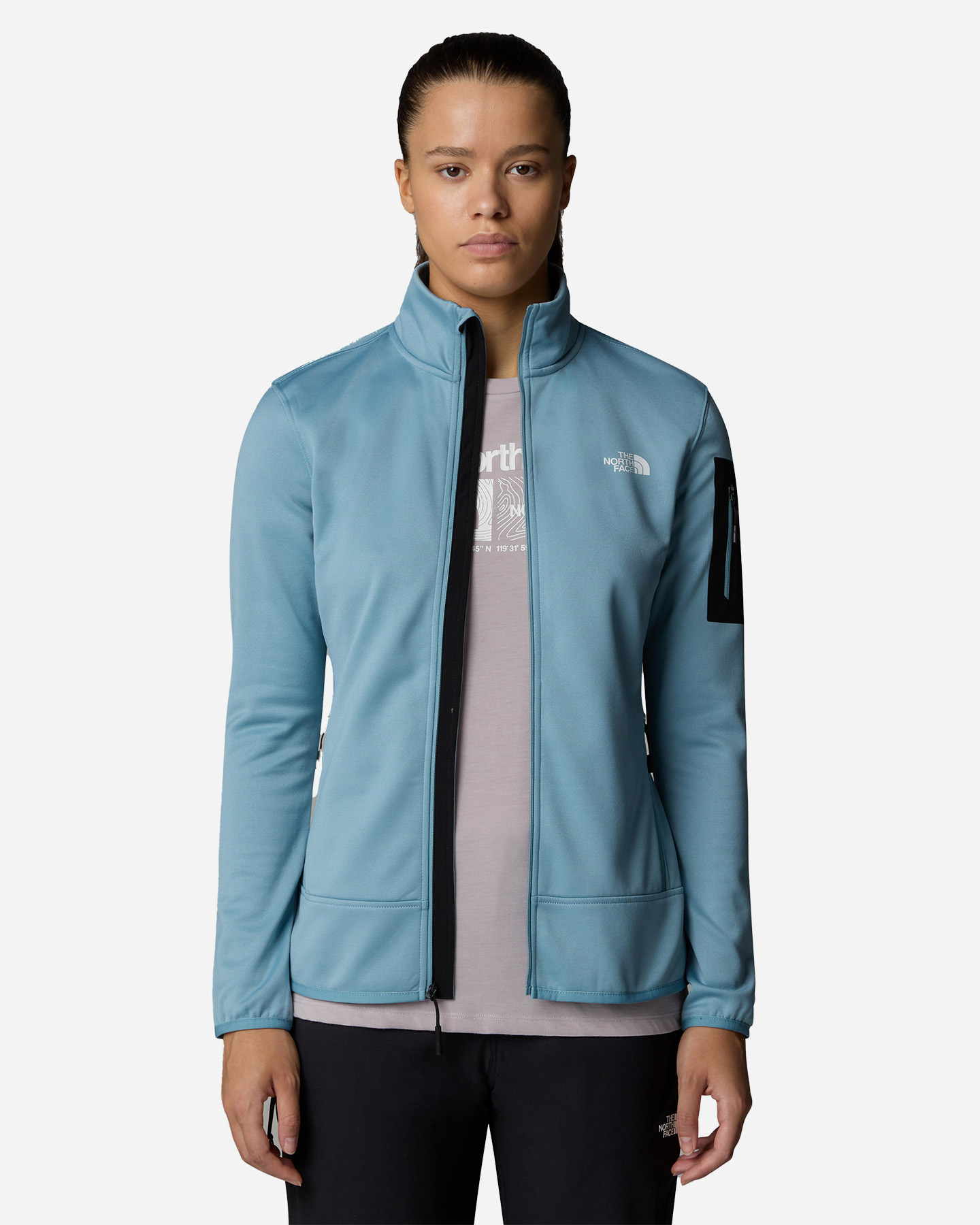 Pile THE NORTH FACE MISTYESCAPE W - Blu - 4 | Cisalfa Sport