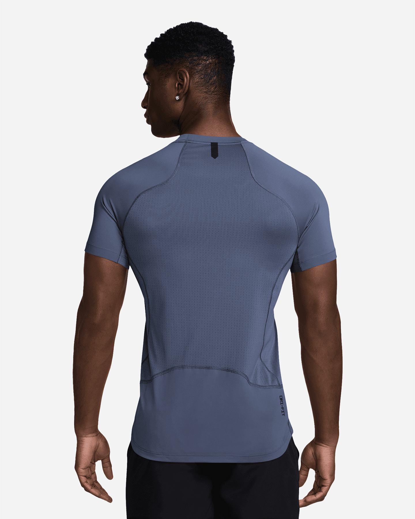 T-shirt training NIKE DRI FIT PRO SMALL LOGO M - Blu - 1 | Cisalfa Sport
