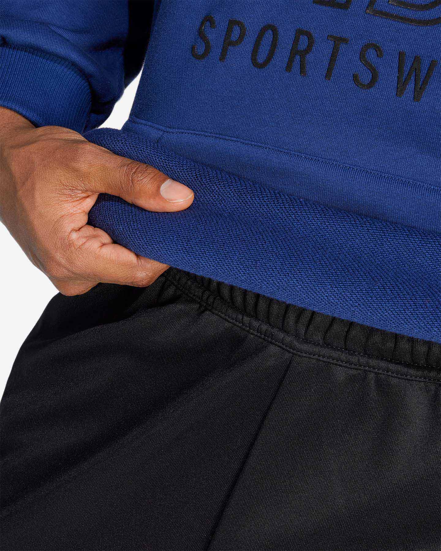 Felpa ADIDAS TIRO LOGO+3STRIPES M - Blu - 5 | Cisalfa Sport