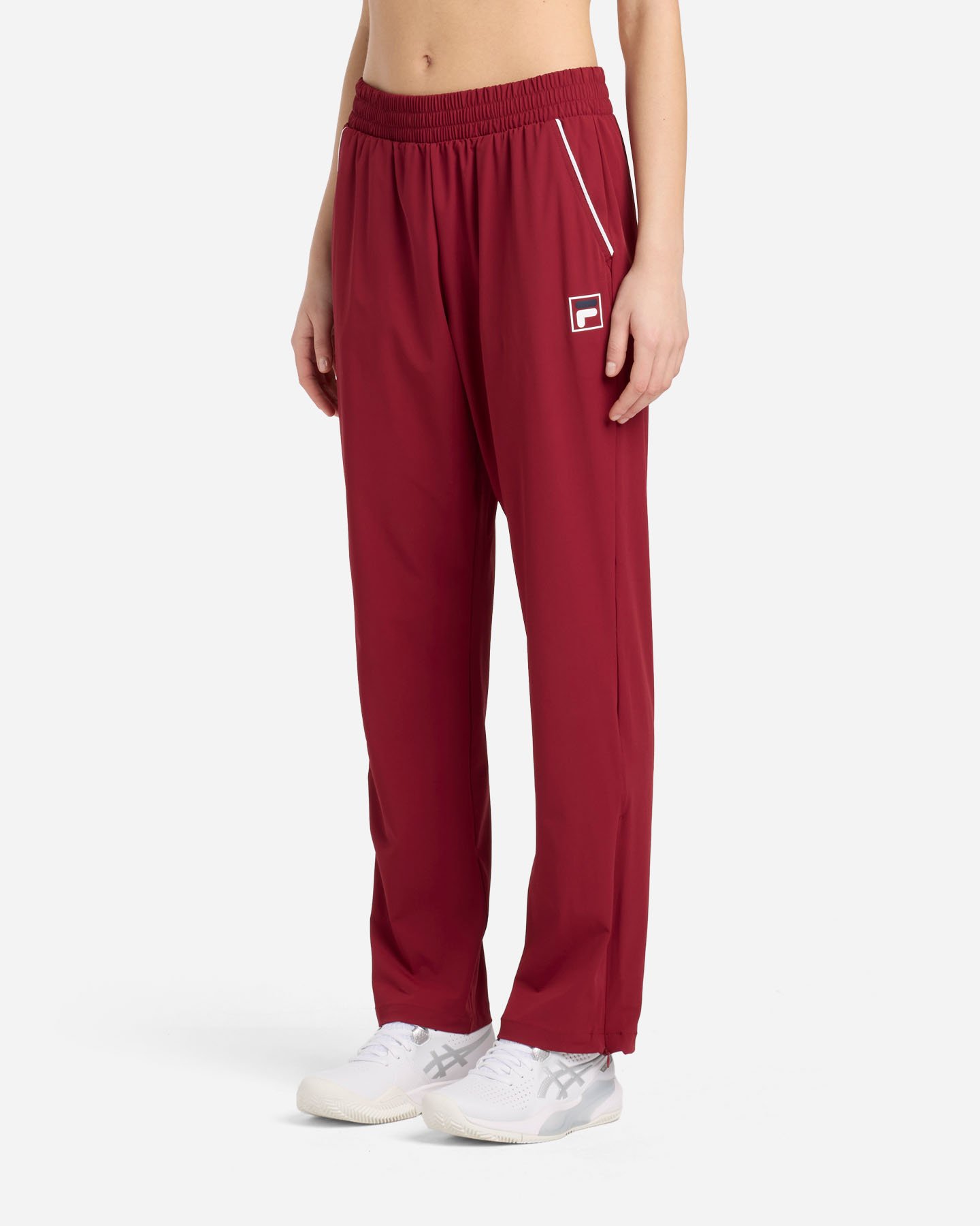 Pantalone tennis FILA COURT LINE W - Rosso - 2 | Cisalfa Sport