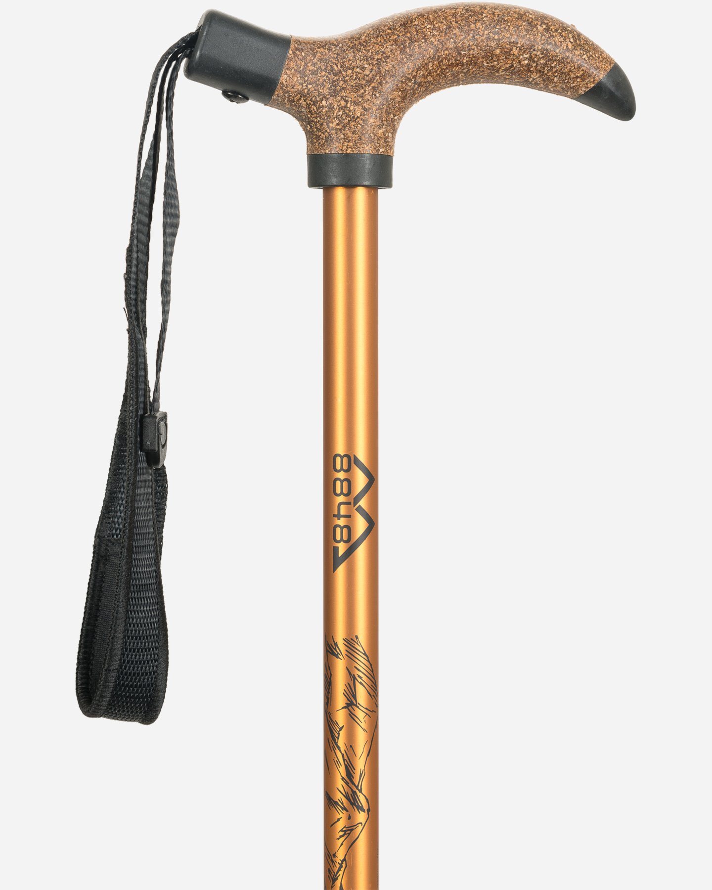 Bastone trekking 8848 SENTIERO - Marrone - 3 | Cisalfa Sport