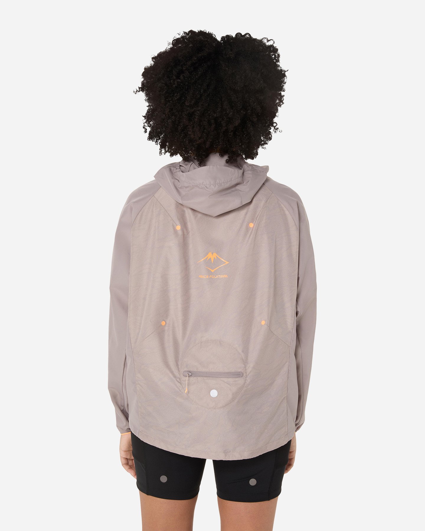 Giacca running ASICS FUJITRAIL PACKABLE WINDBREAKER W - Grigio - 2 | Cisalfa Sport