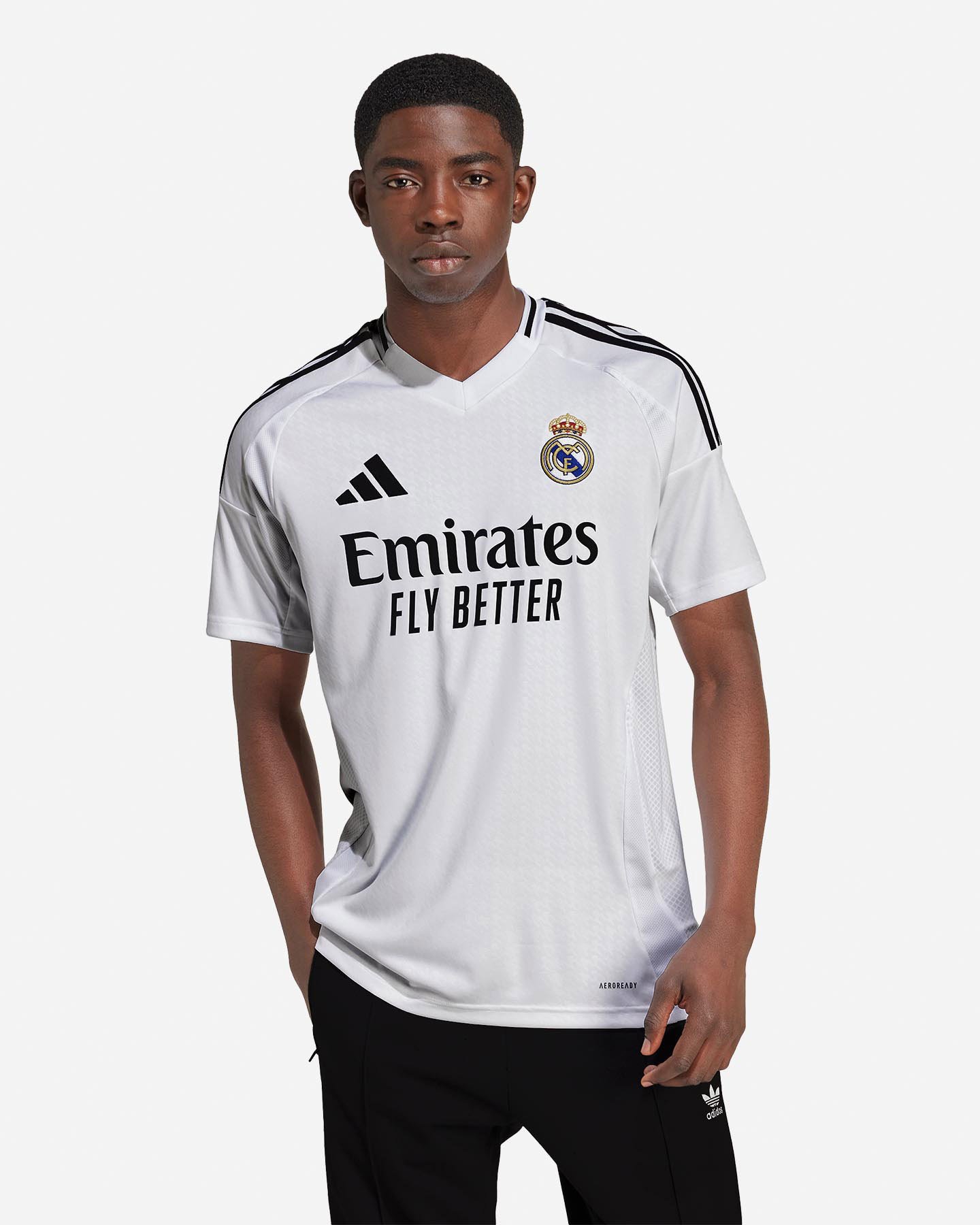 Maglia calcio ufficiale ADIDAS REAL MADRID HOME 24-25 M - Bianco - 2 | Cisalfa Sport