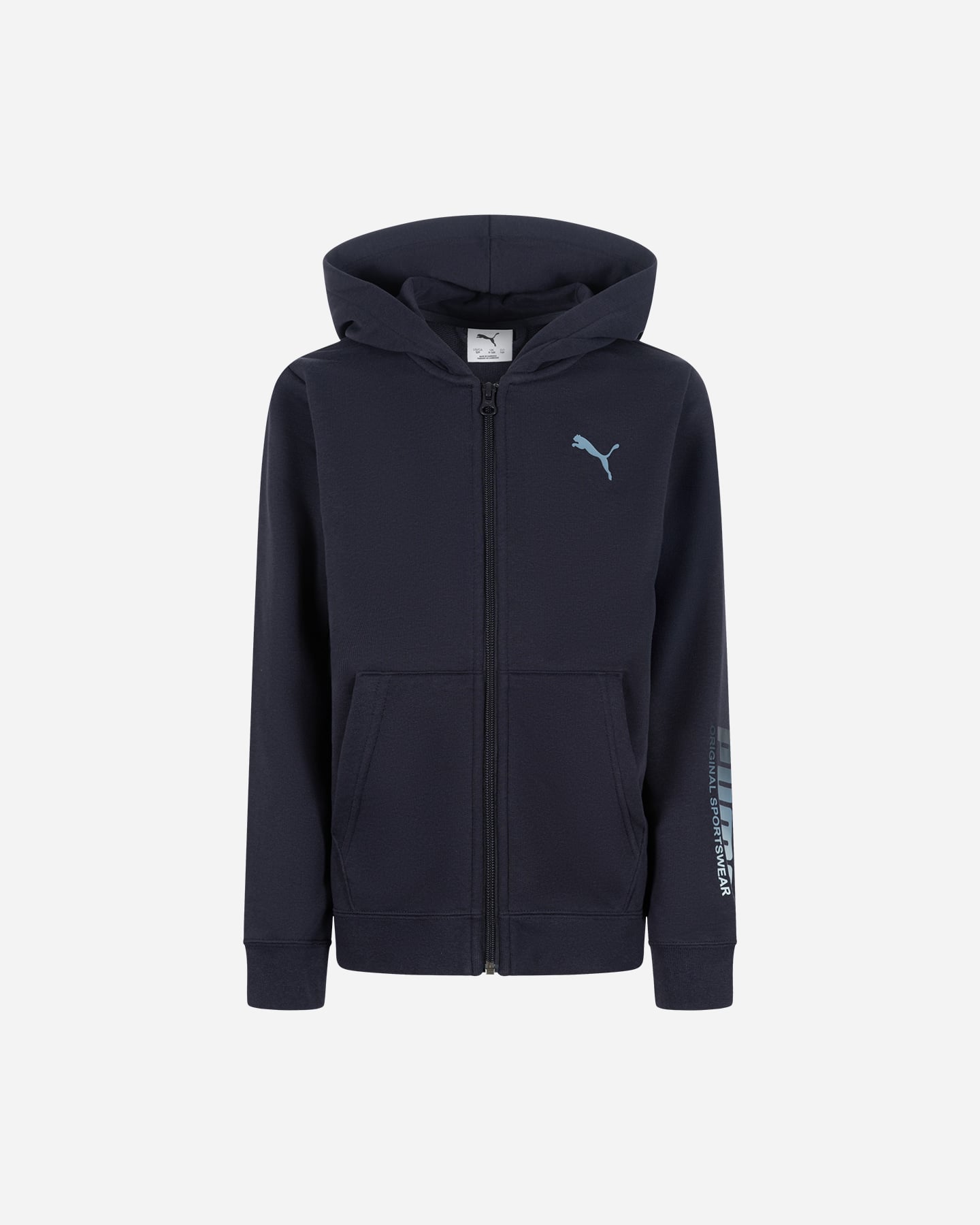 Felpa PUMA BASIC JR - Blu Navy - 0 | Cisalfa Sport