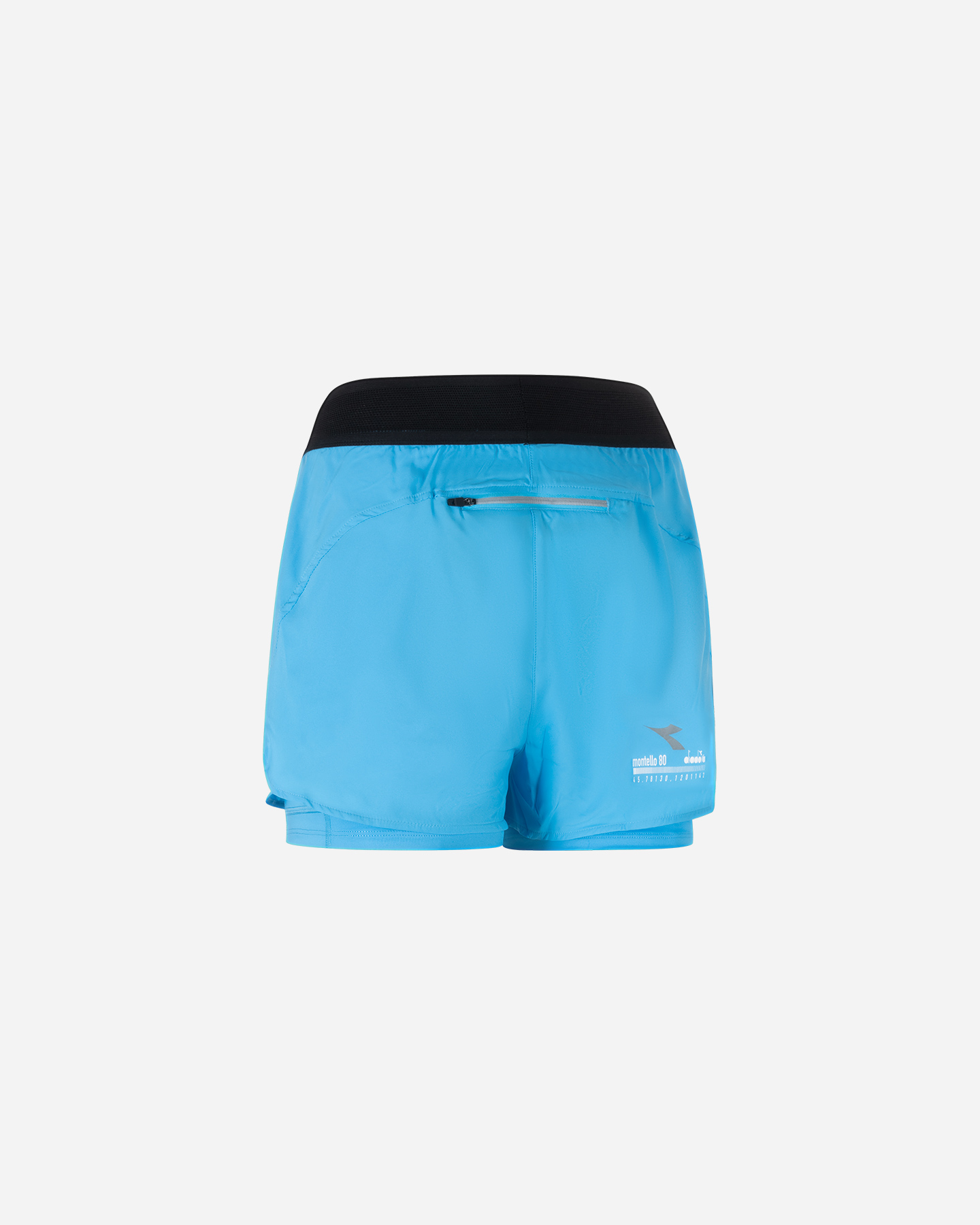 Short running DIADORA 2IN1 DOUBLE LAYER W - Blu - 1 | Cisalfa Sport
