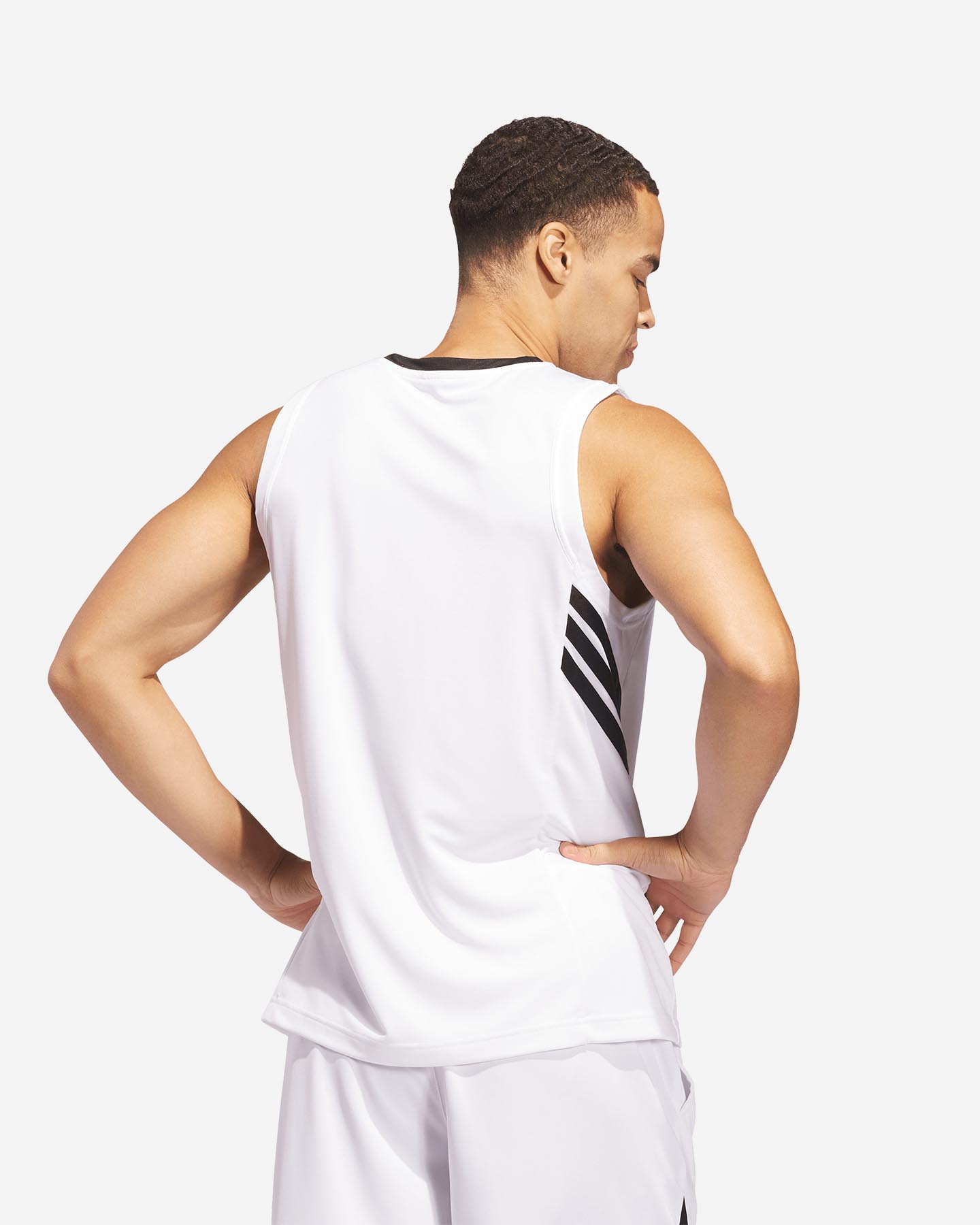 Maglia basket ADIDAS LEGENDS BADGE OF SPORT M - Bianco - 2 | Cisalfa Sport