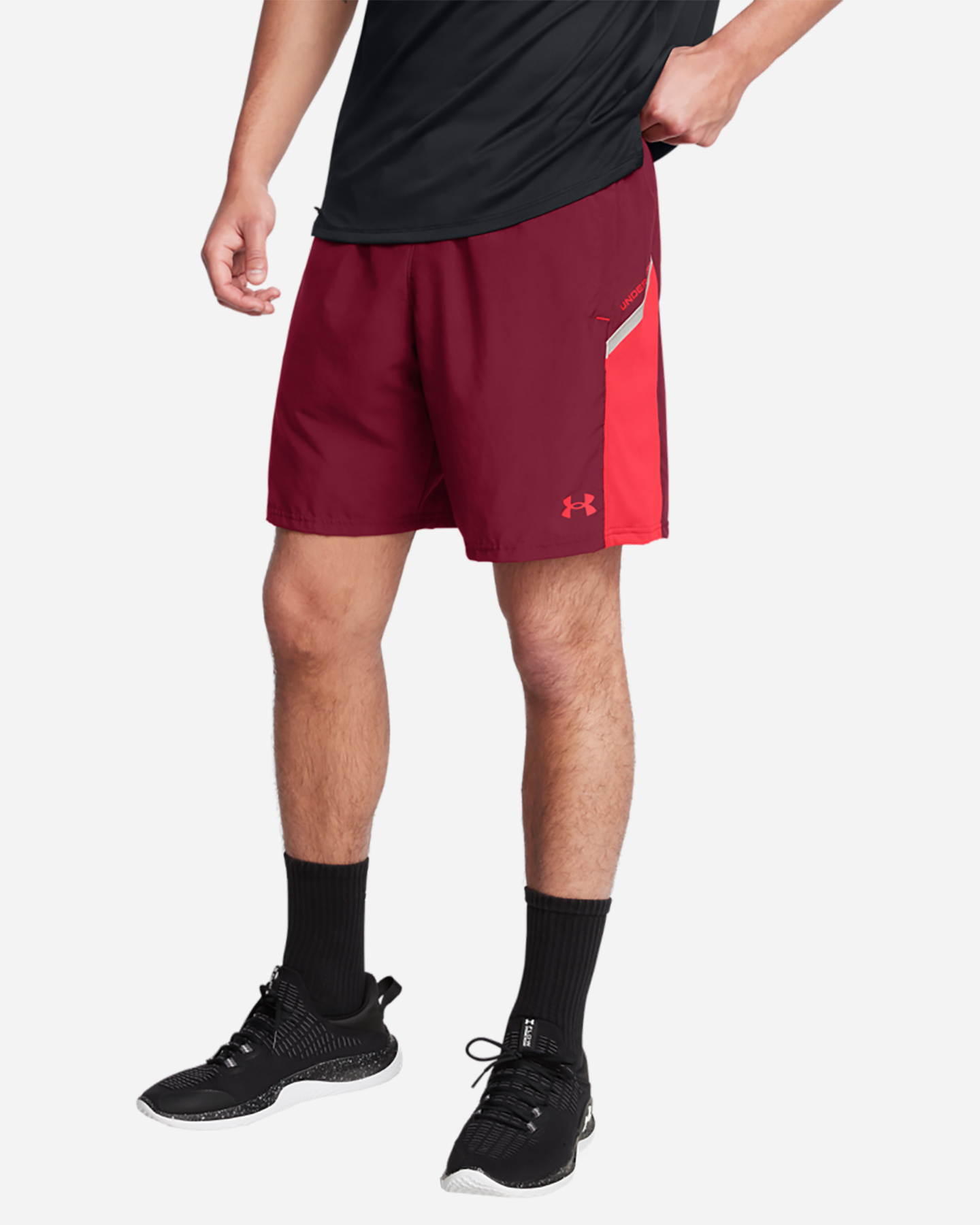 Pantalone training UNDER ARMOUR TECH UTILITY M - Rosso - 2 | Cisalfa Sport