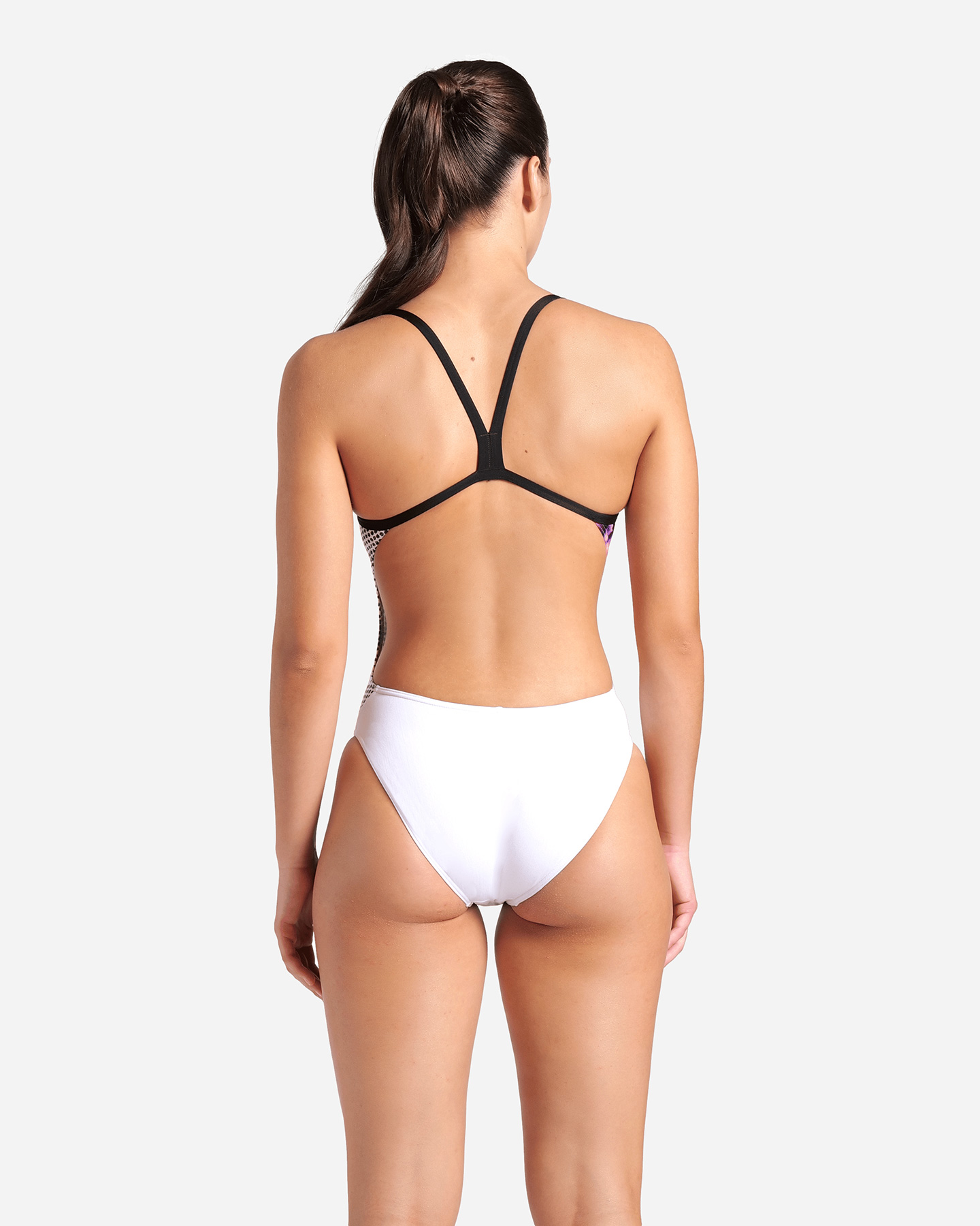 Costume piscina ARENA AIRBRUSH SWIMS W - Bianco - 2 | Cisalfa Sport