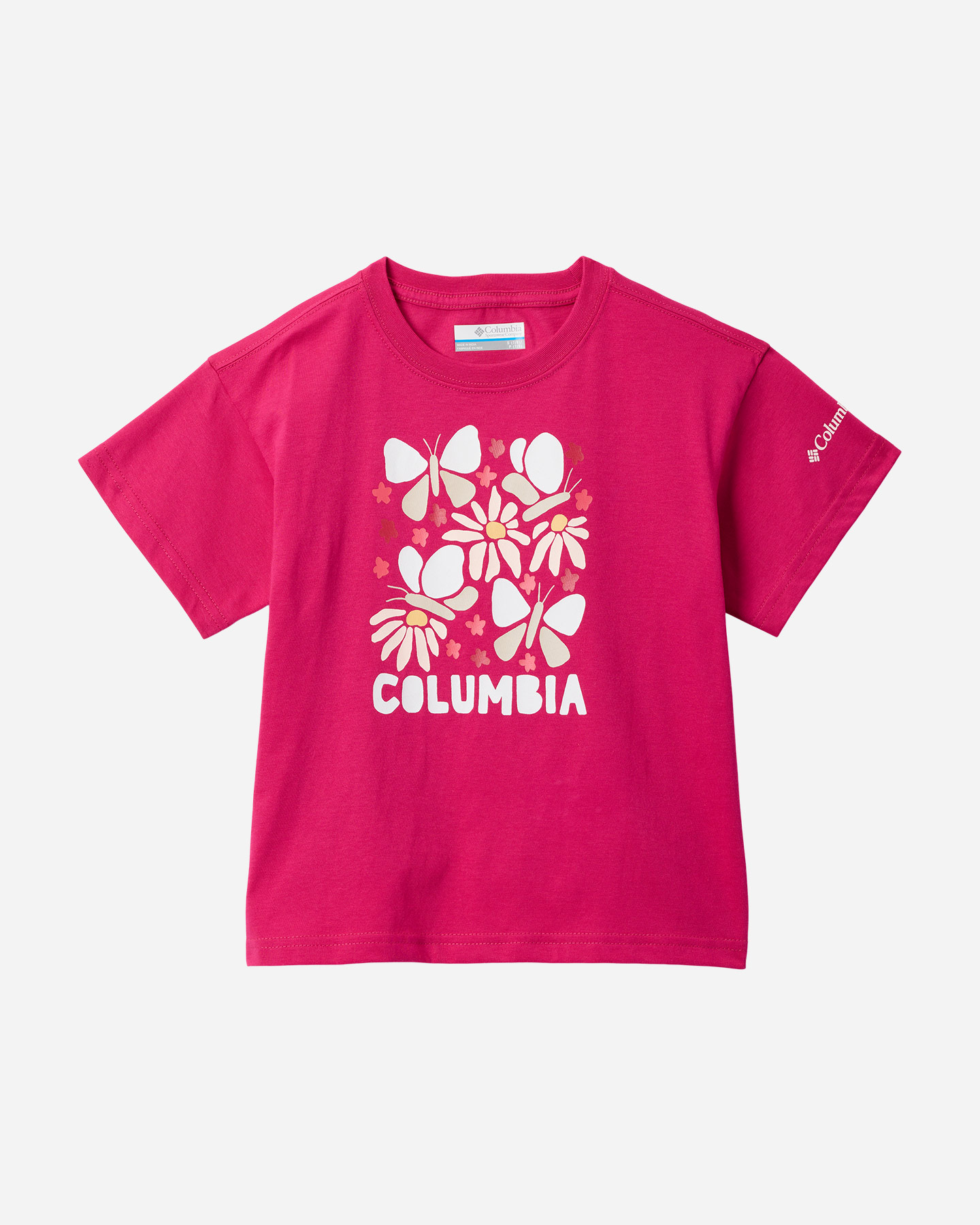 T-shirt COLUMBIA MISSION LAKE II GRAPHIC JR - Rosa - 0 | Cisalfa Sport