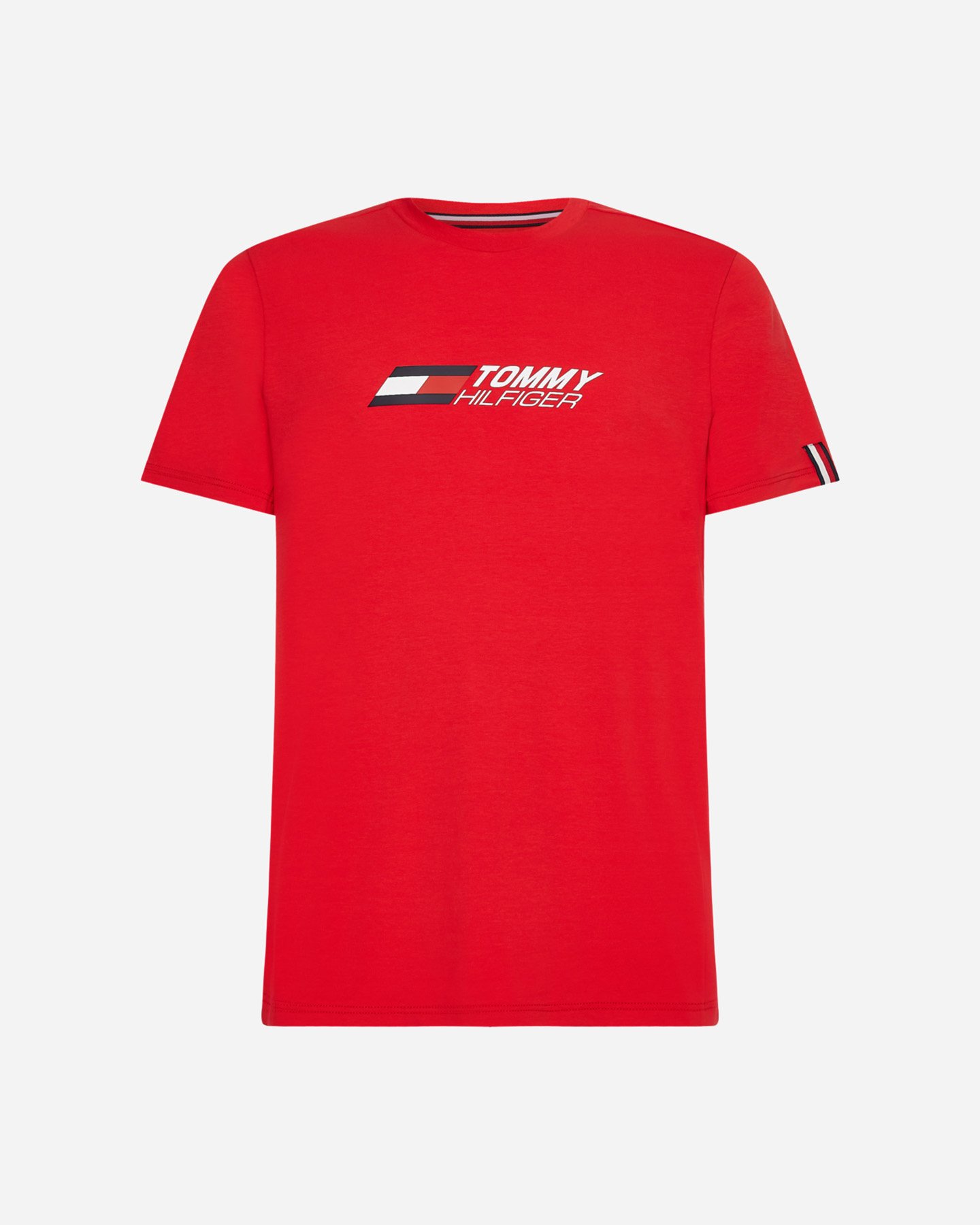 T-shirt TOMMY HILFIGER ESSENTIALS LOGO M - Rosso - 0 | Cisalfa Sport