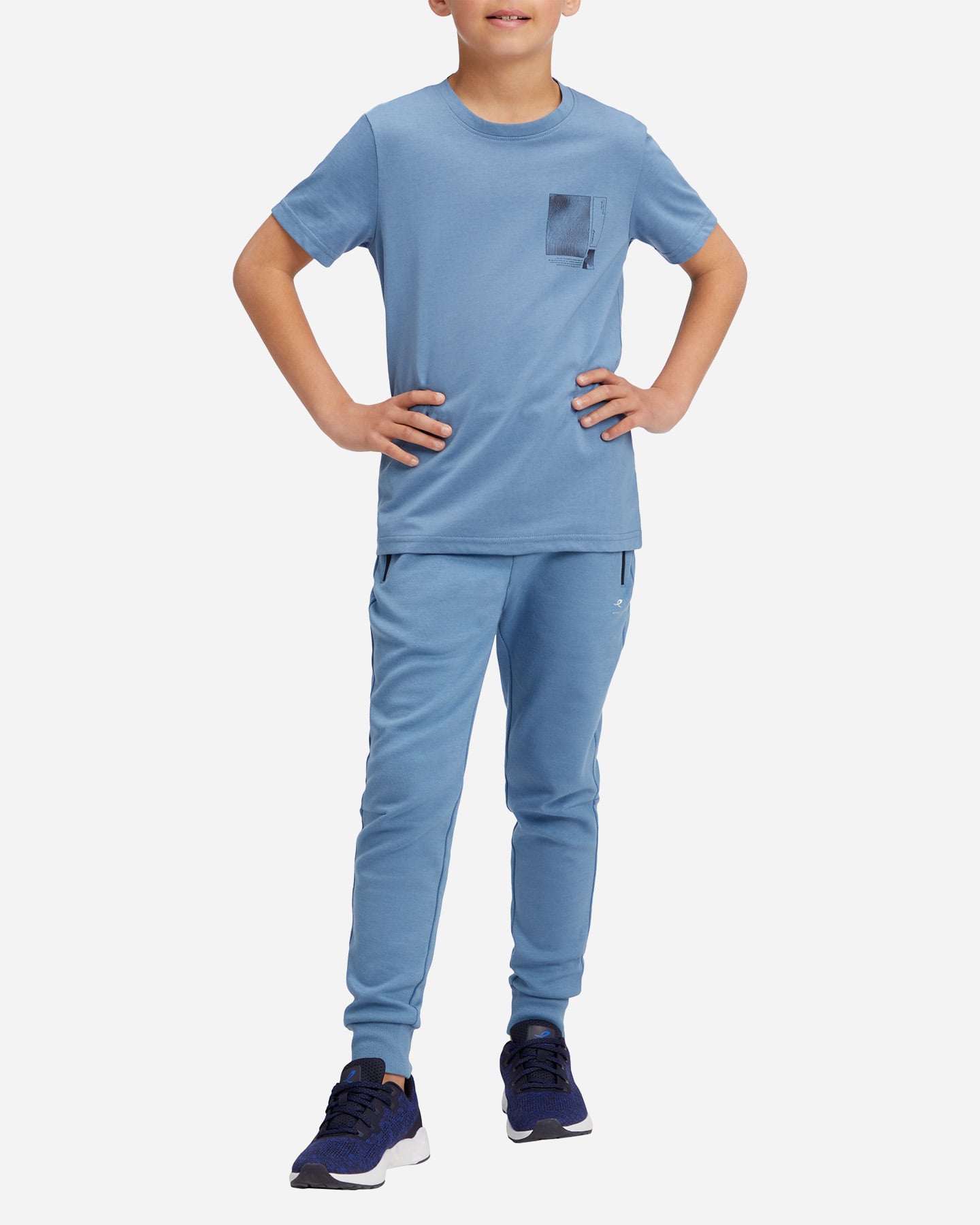 T-shirt ENERGETICS BOX PETTO JR - Blu - 3 | Cisalfa Sport