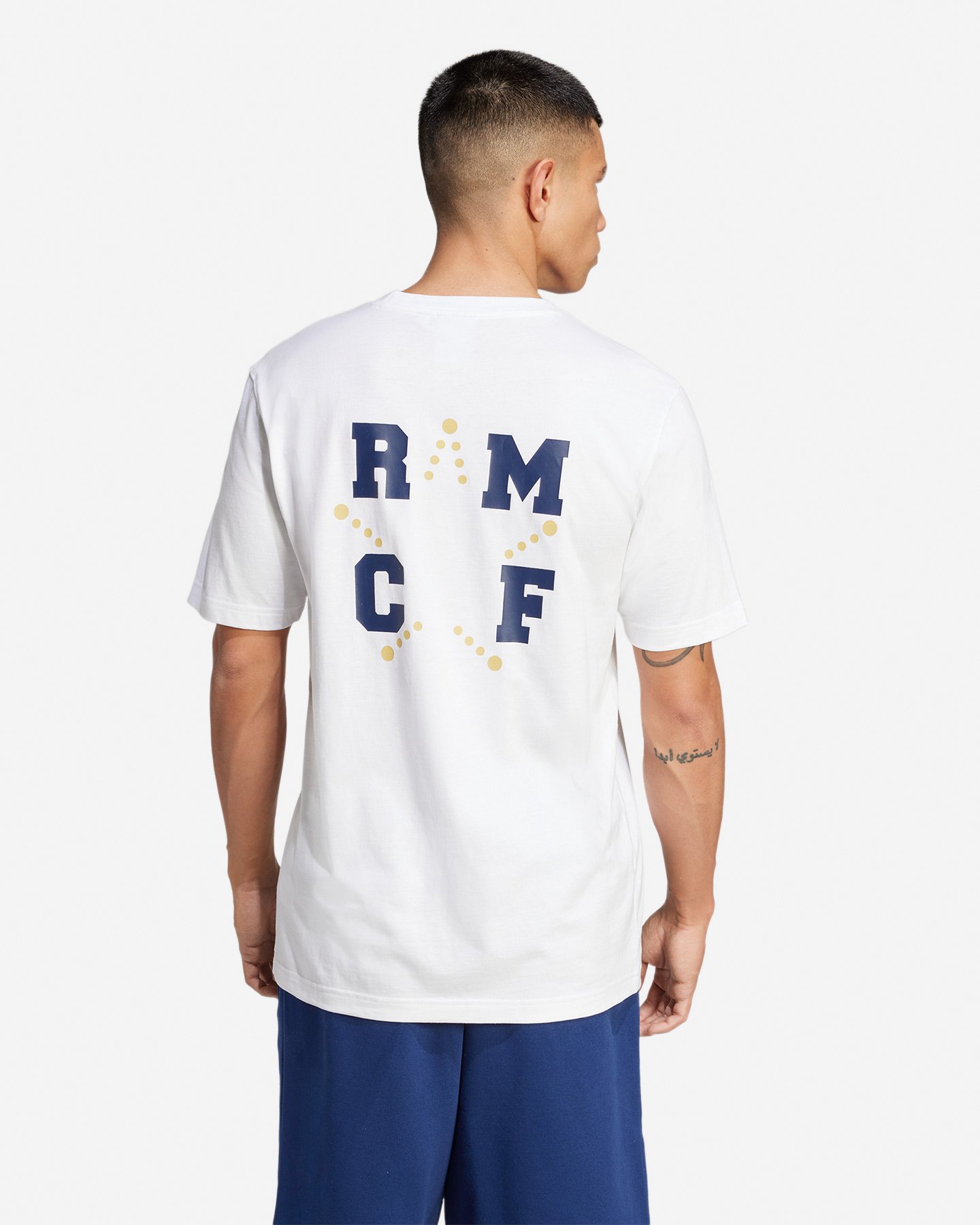 Abbigliamento calcio ufficiale ADIDAS REAL MADRID VRCT OG M - Bianco - 2 | Cisalfa Sport