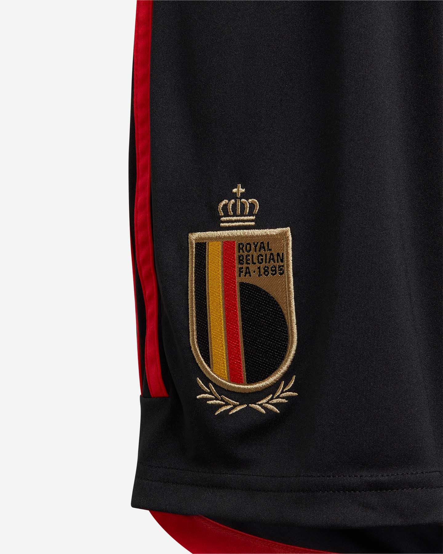 Pantaloncini calcio ufficiali ADIDAS BELGIO HOME JR - Nero - 2 | Cisalfa Sport
