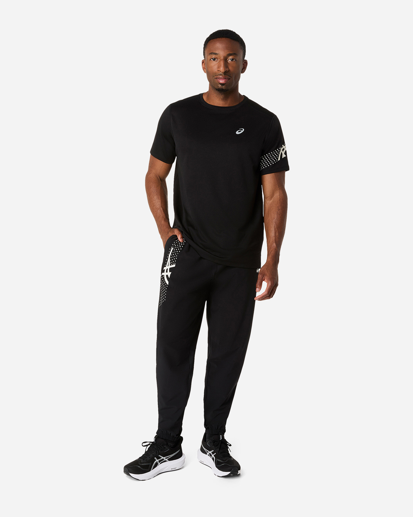 T-shirt running ASICS ICON M - Nero - 2 | Cisalfa Sport