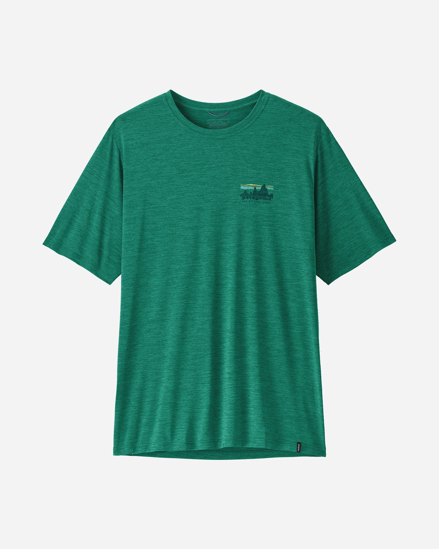 T-shirt PATAGONIA CAPILENE COOL DAILY '73 SKYLINE M - Verde - 0 | Cisalfa Sport