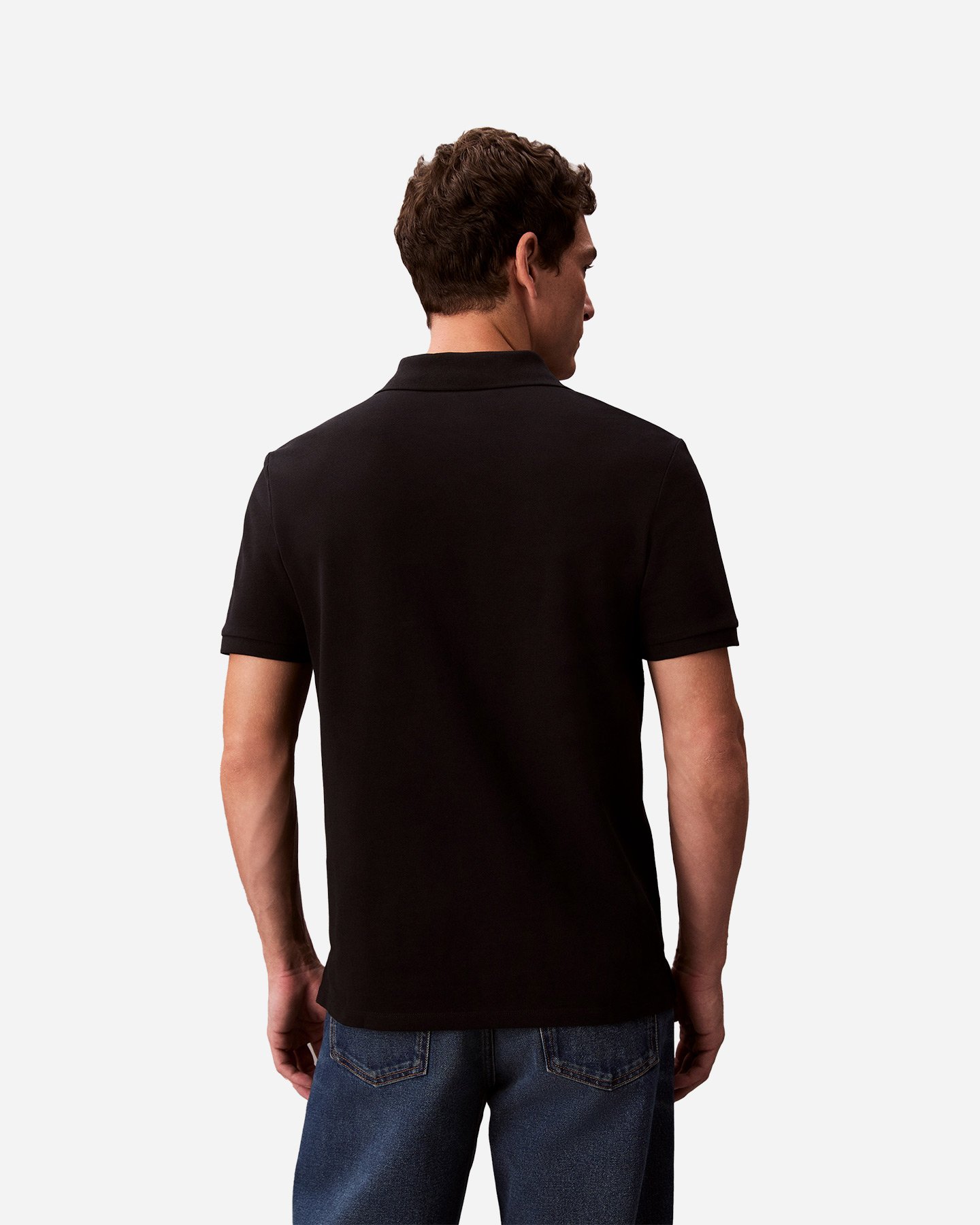 Polo CALVIN KLEIN JEANS SMALL LOGO M - Nero - 2 | Cisalfa Sport