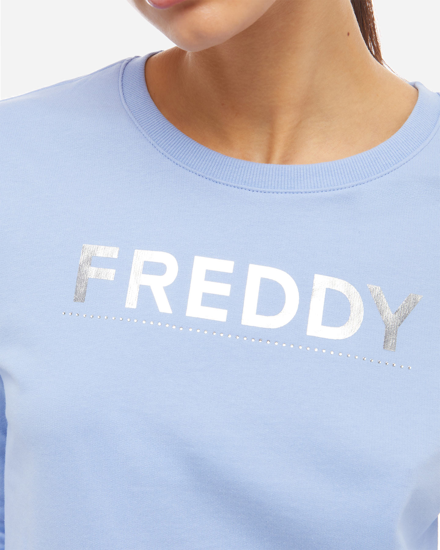 Felpa FREDDY STRASS W - Azzurro - 2 | Cisalfa Sport