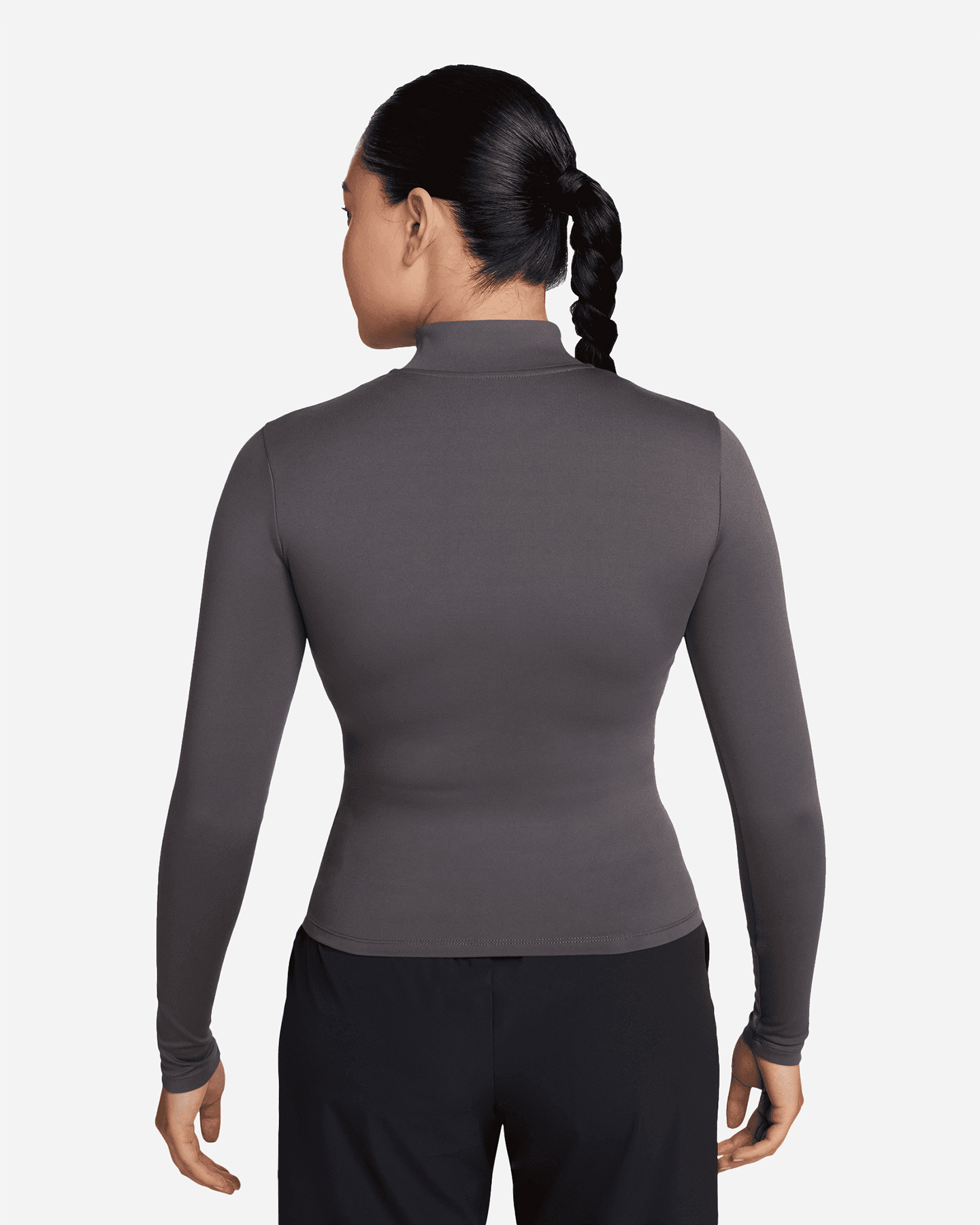 Felpa training NIKE DRI FIT SMALL LOGO W - Grigio - 1 | Cisalfa Sport