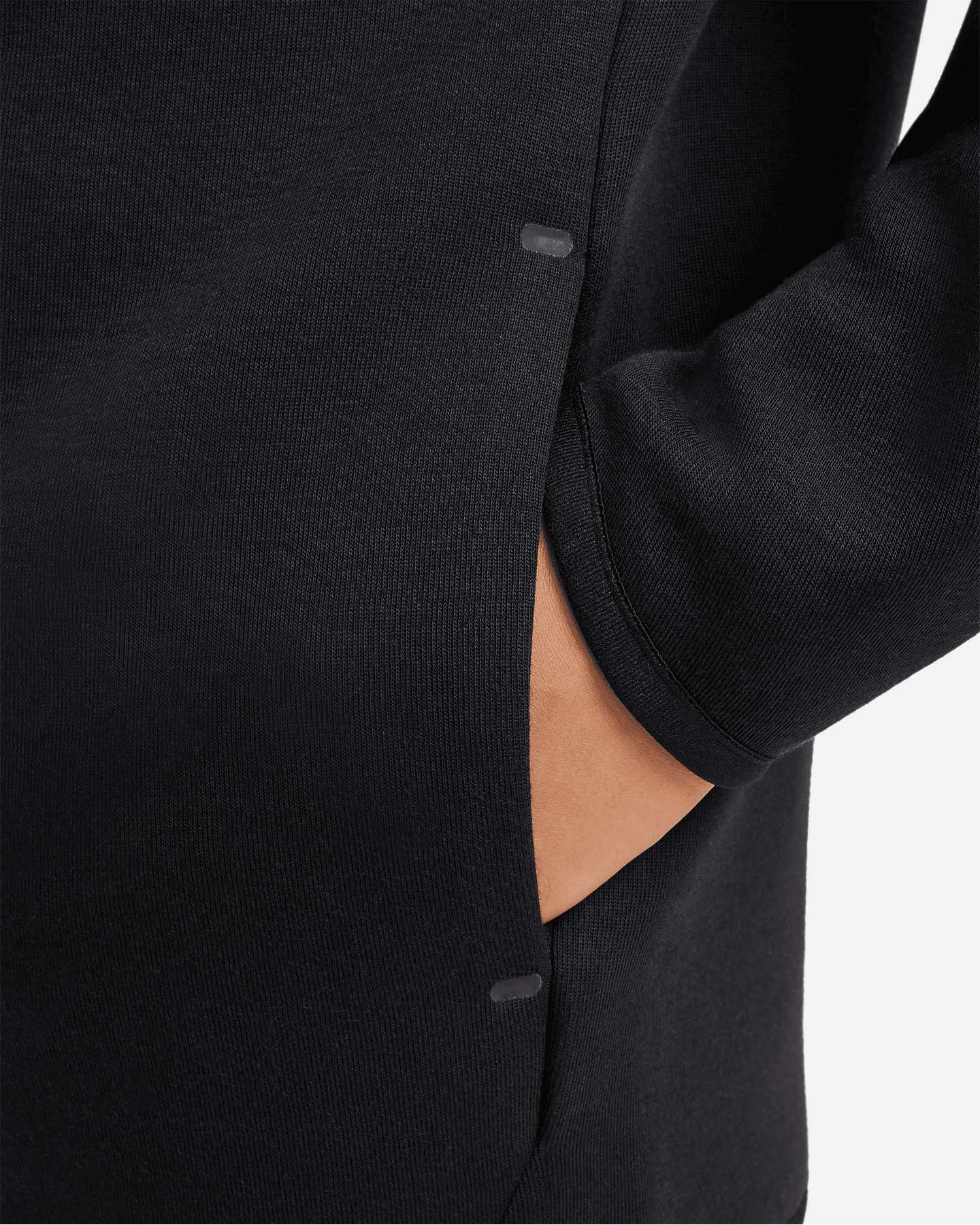 Felpa NIKE TECH FLEECE 2 JR - Nero - 2 | Cisalfa Sport