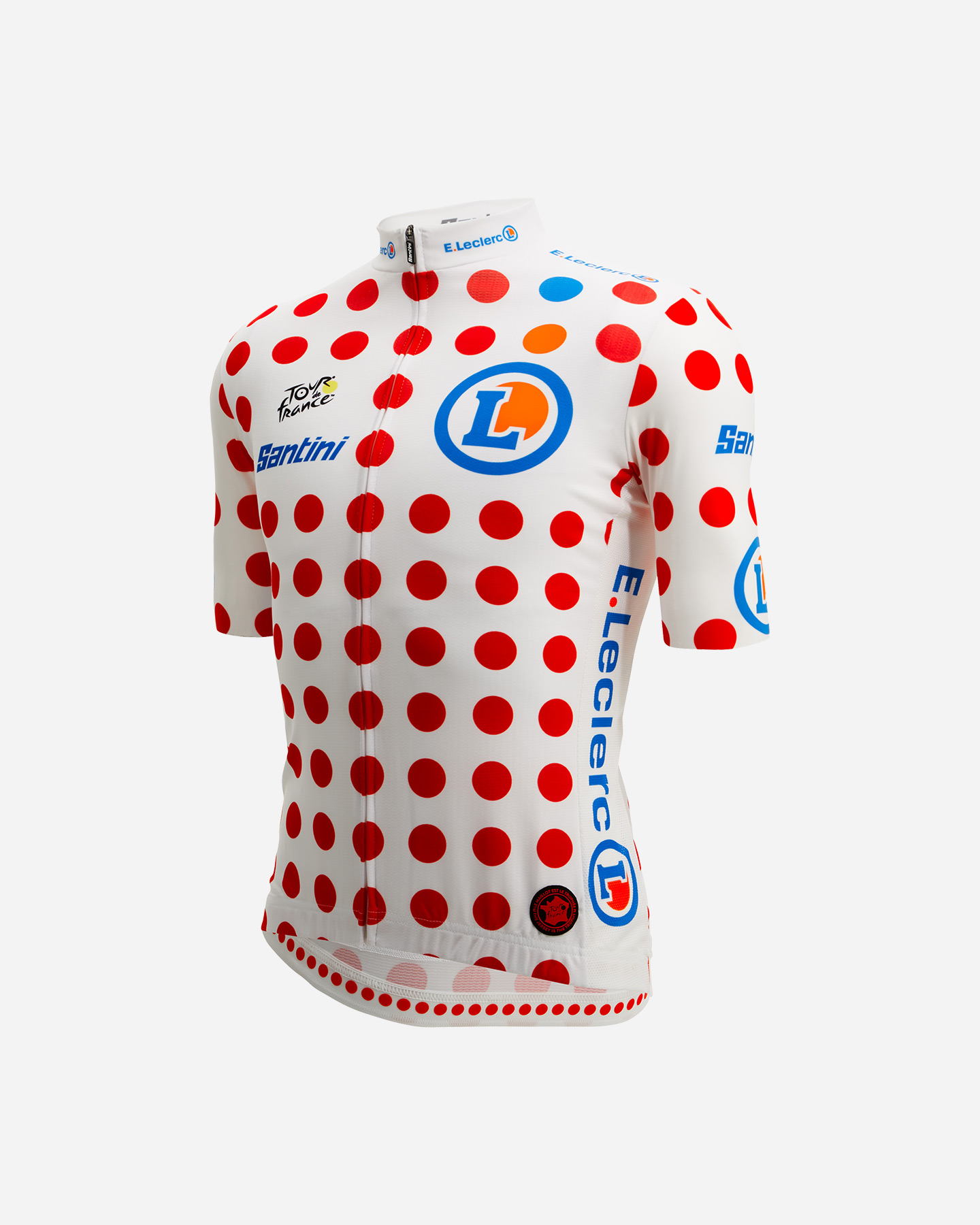 Maglia ciclismo SANTINI TOUR DE FRANCE A POIS 25 MC M - Bianco - 1 | Cisalfa Sport