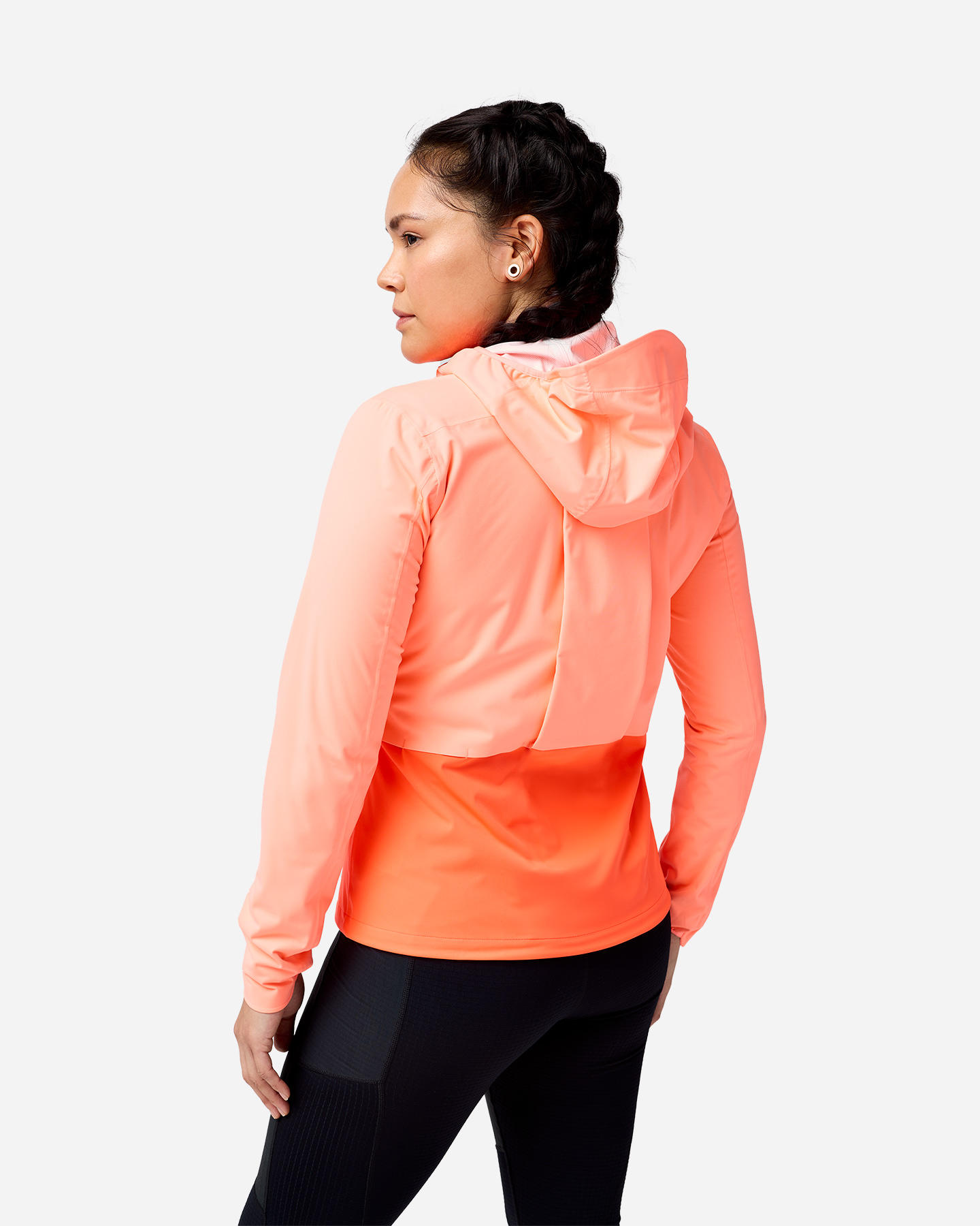 Giacca running BROOKS HIGH POINT W - Arancione - 2 | Cisalfa Sport