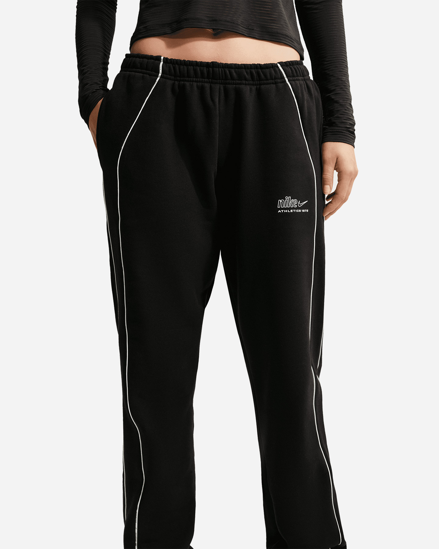 Pantalone training NIKE CUFF TAPING LEG W - Nero - 3 | Cisalfa Sport