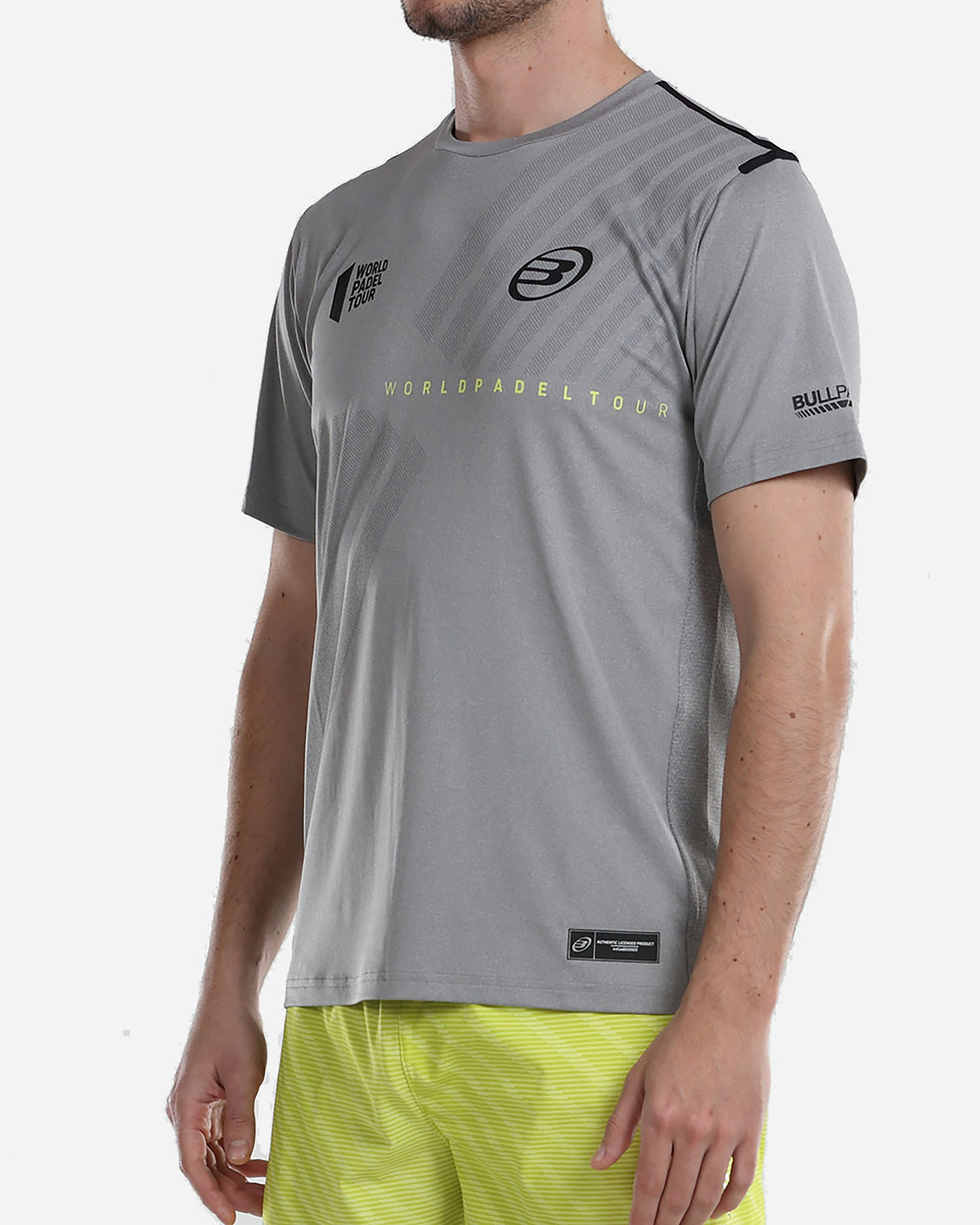 T-shirt tennis BULLPADEL LOGRO M - Grigio - 1 | Cisalfa Sport