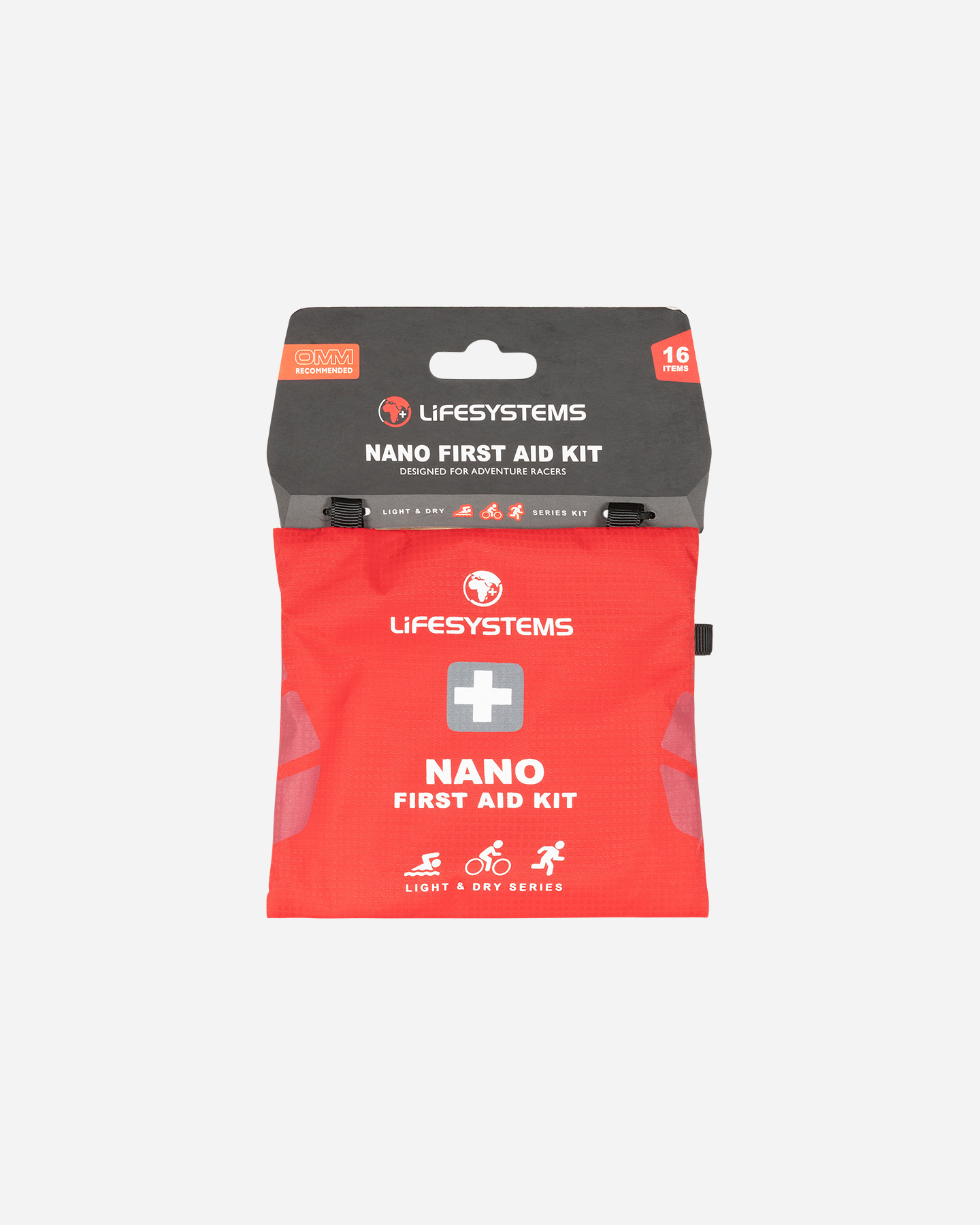 Kit primo soccorso LIFESYSTEM KIT PRIMO SOCCORSO LIGHT & DRY NANO 200  - Rosso - 0 | Cisalfa Sport