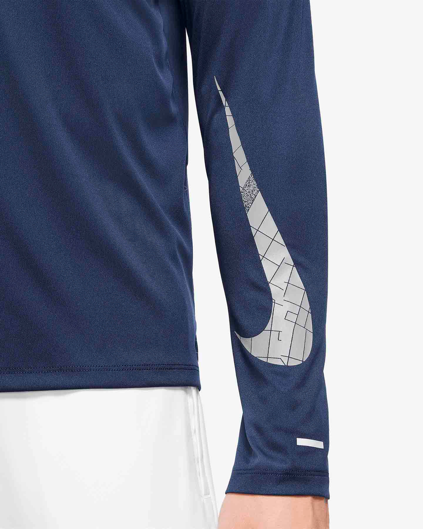 Maglia running NIKE RUNDIVISION MILER FLASH M - Blu - 2 | Cisalfa Sport