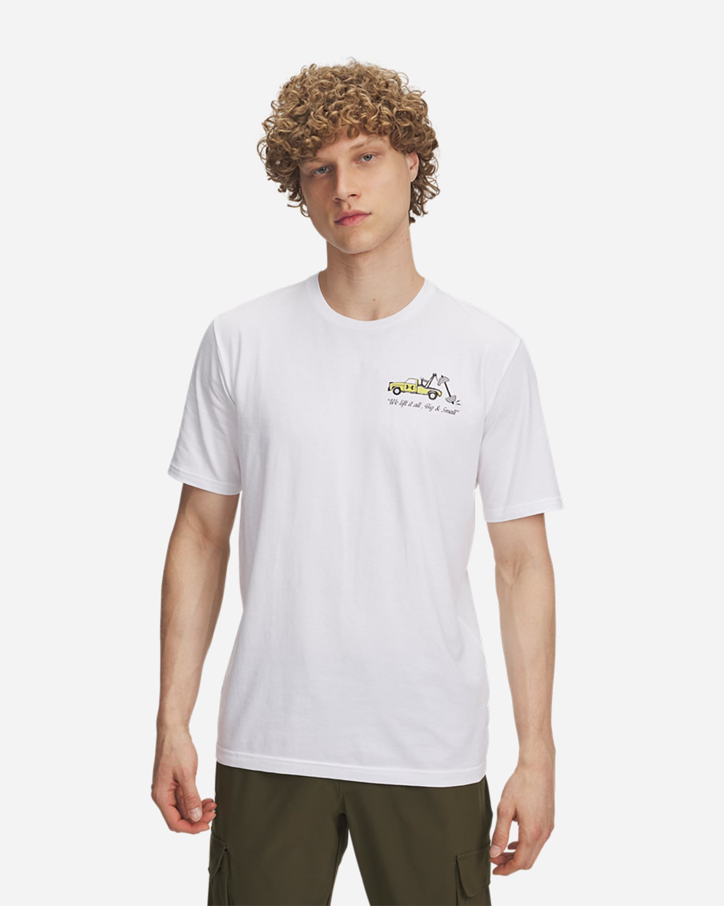 T-shirt UNDER ARMOUR TRUCK LOGO M - Bianco - 0 | Cisalfa Sport