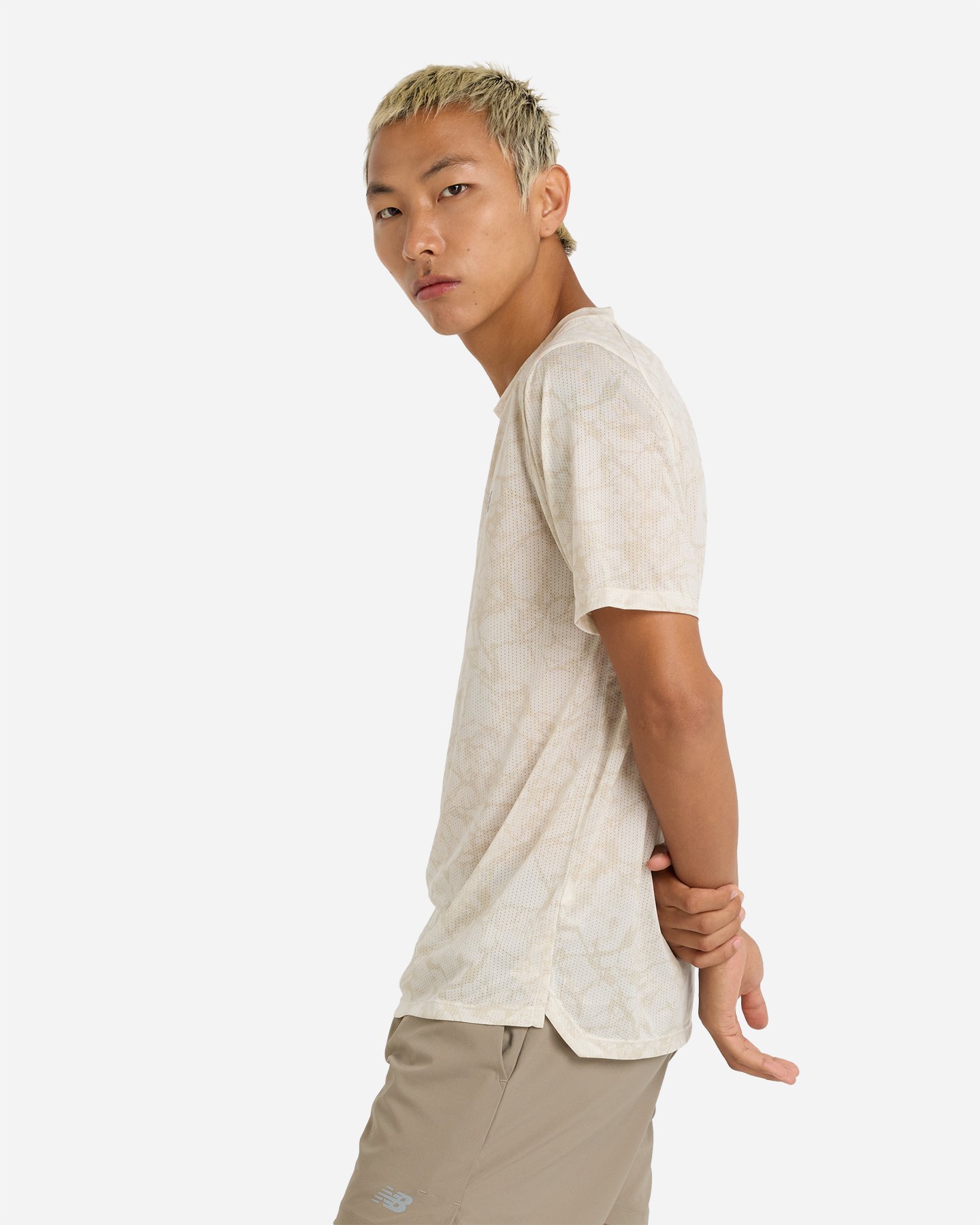 T-shirt running NEW BALANCE ATHLETICS PRINTED M - Blu - 1 | Cisalfa Sport