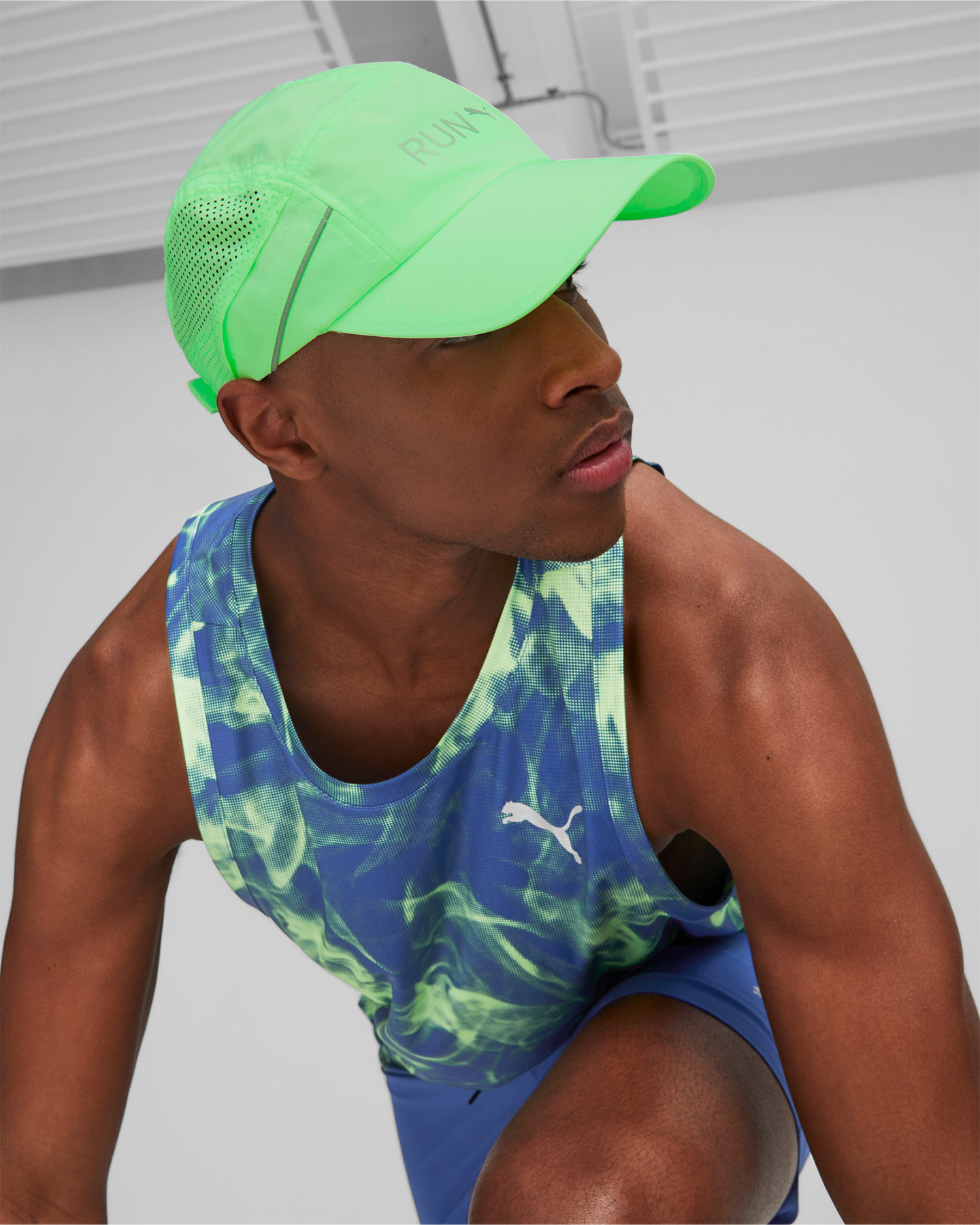 Cappellino running PUMA LIGHTWEIGHT RUNNER  - Verde - 2 | Cisalfa Sport