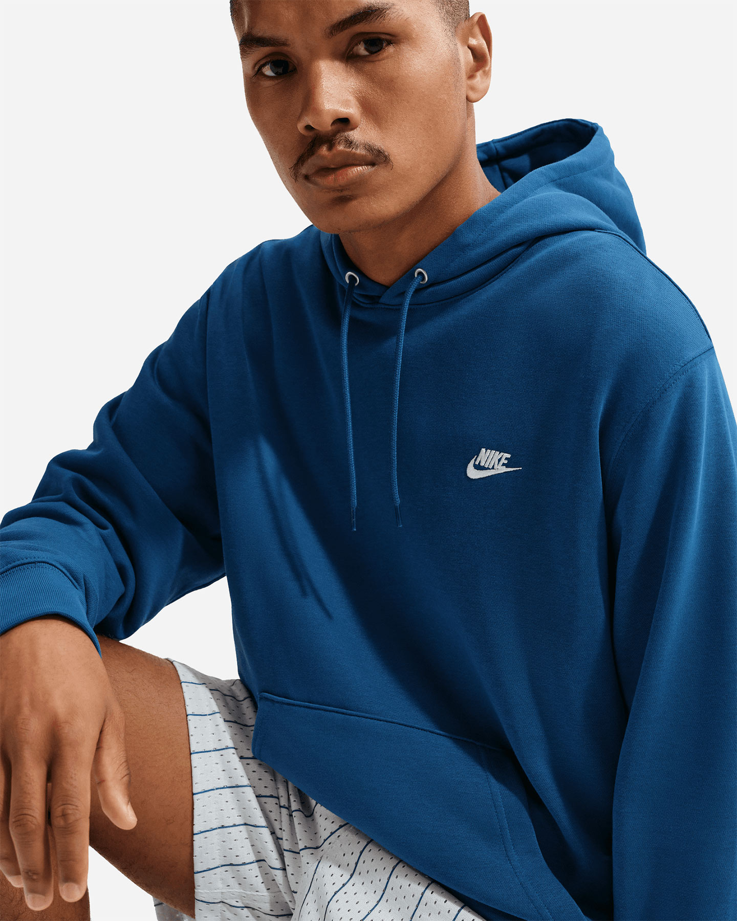 Felpa NIKE CLUB M - Blu - 5 | Cisalfa Sport