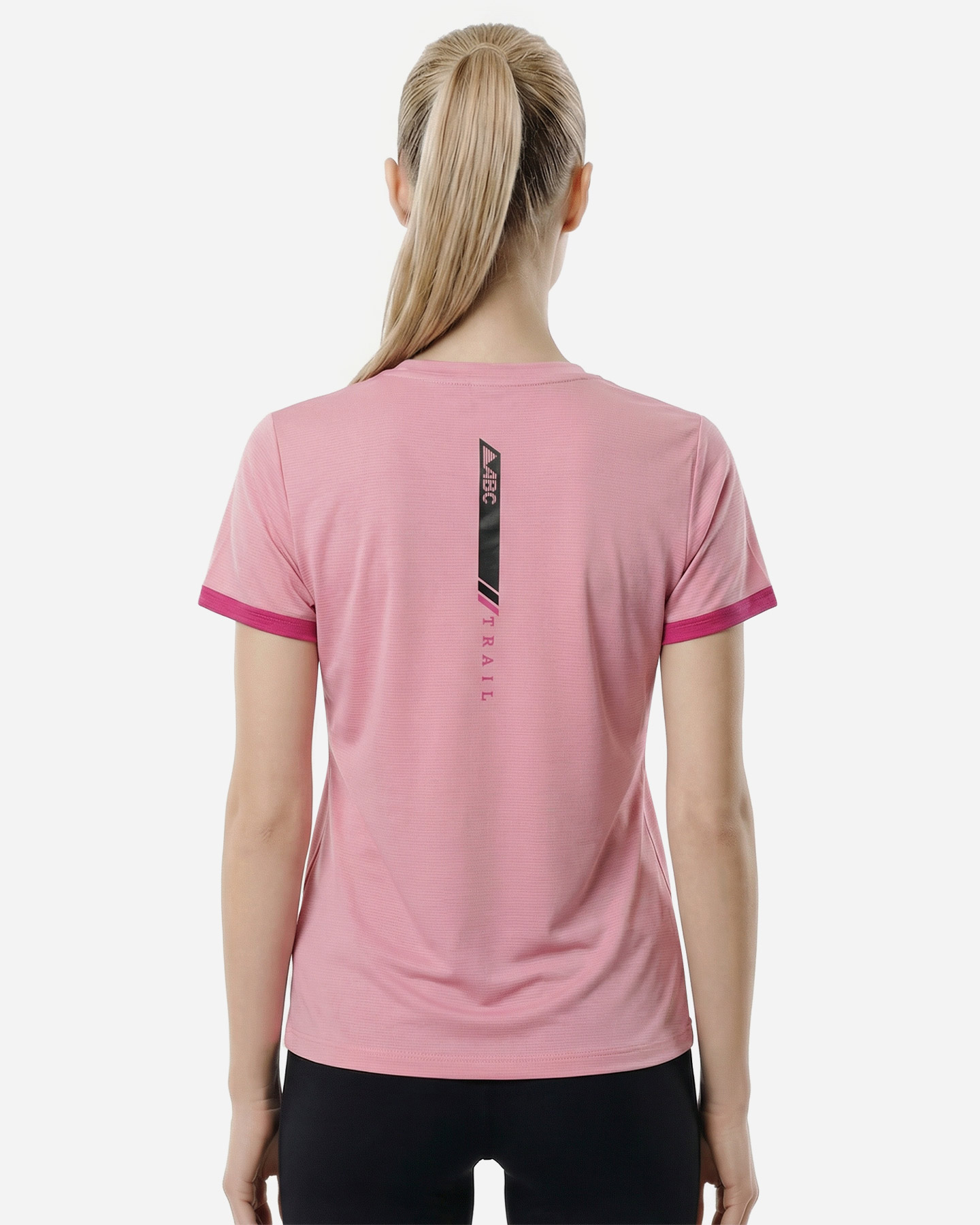 T-shirt running ABC TECH W - Rosa - 3 | Cisalfa Sport