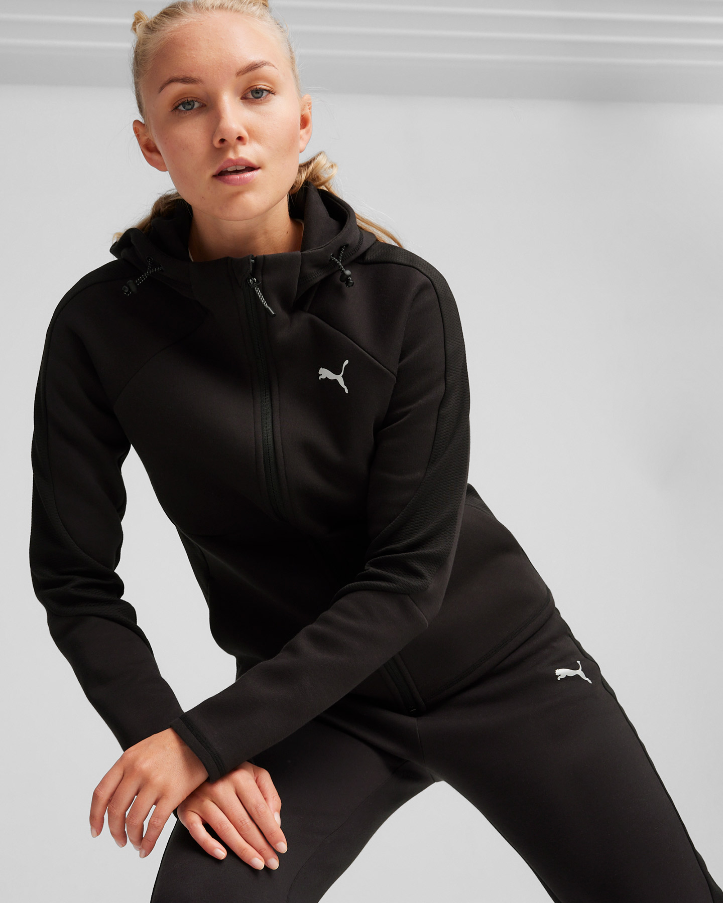 Felpa PUMA EVOSTRIPE W - Nero - 2 | Cisalfa Sport