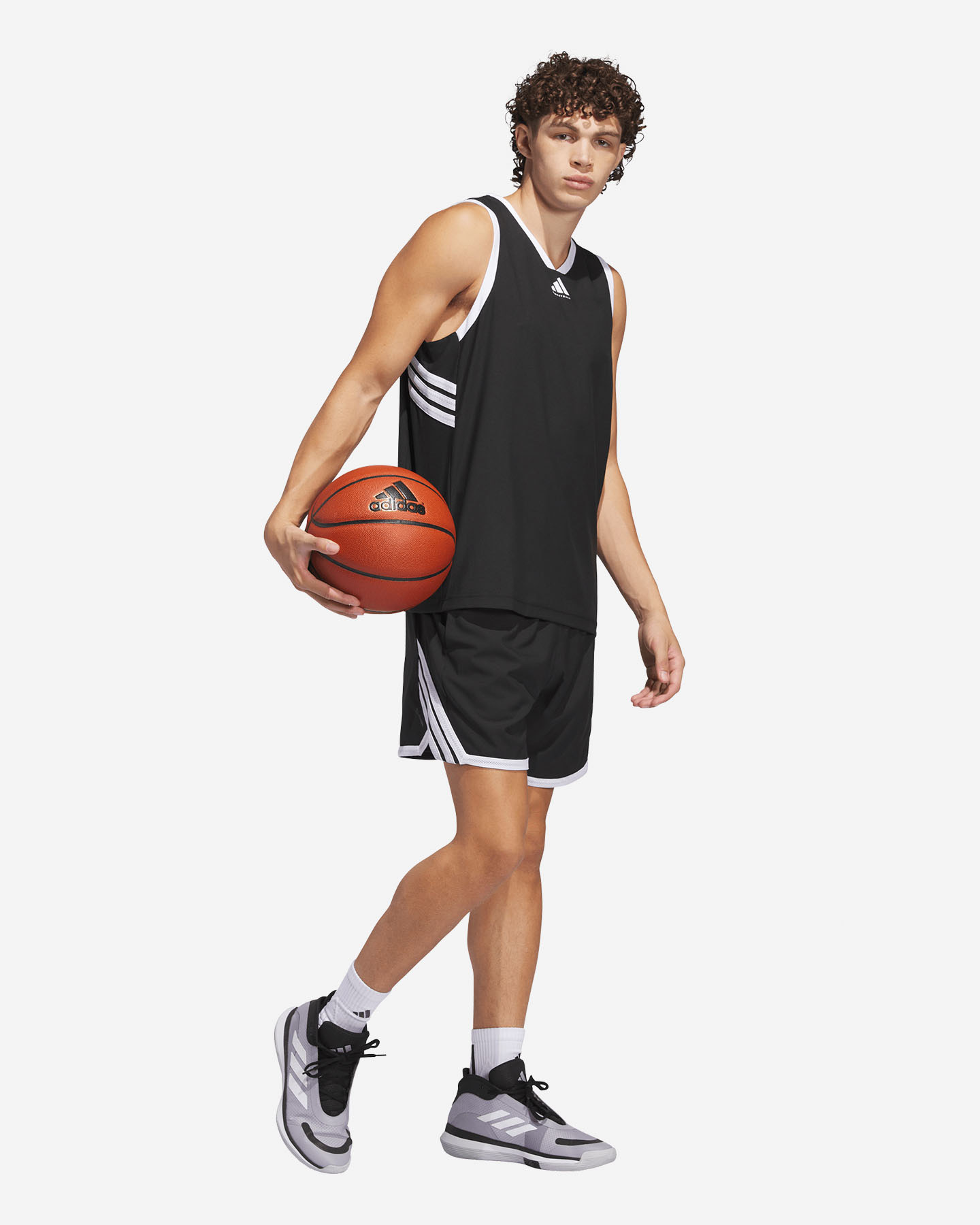 Abbigliamento basket ADIDAS CRAZYLITE JER M - Nero - 3 | Cisalfa Sport