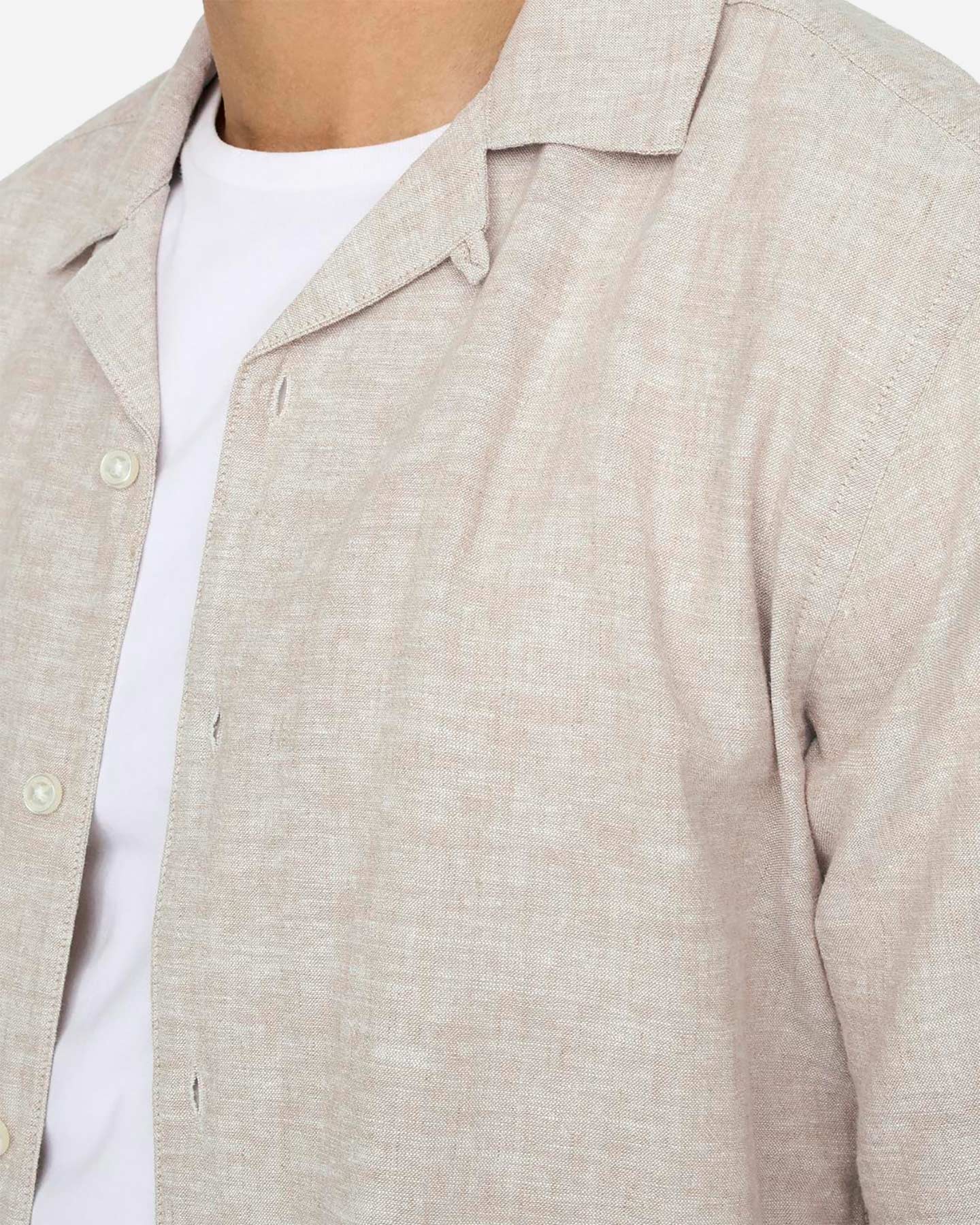 Camicia ONLY & SONS CAIDEN M - Beige - 5 | Cisalfa Sport