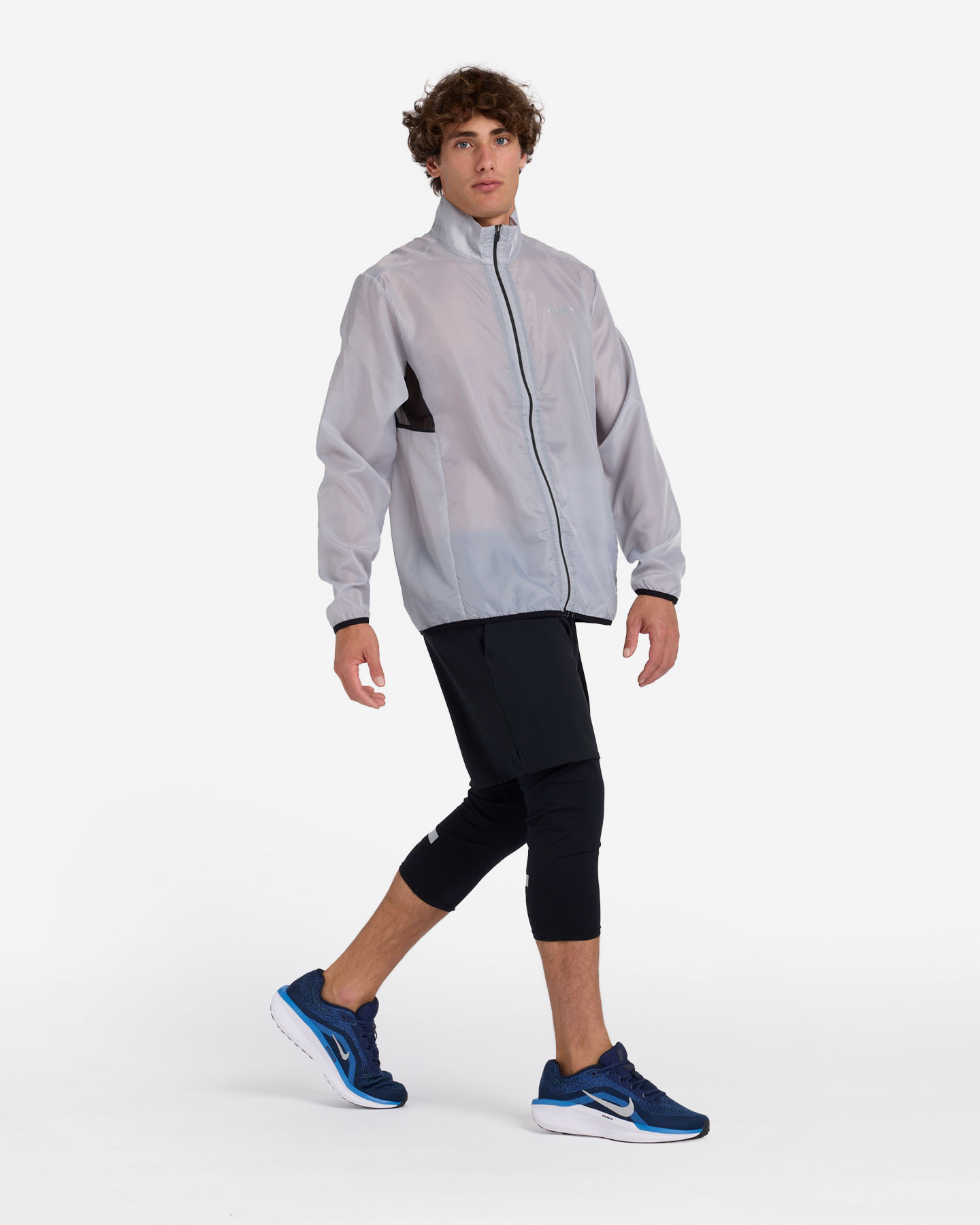Giacca running ABC LONG RUN M - Grigio - 3 | Cisalfa Sport