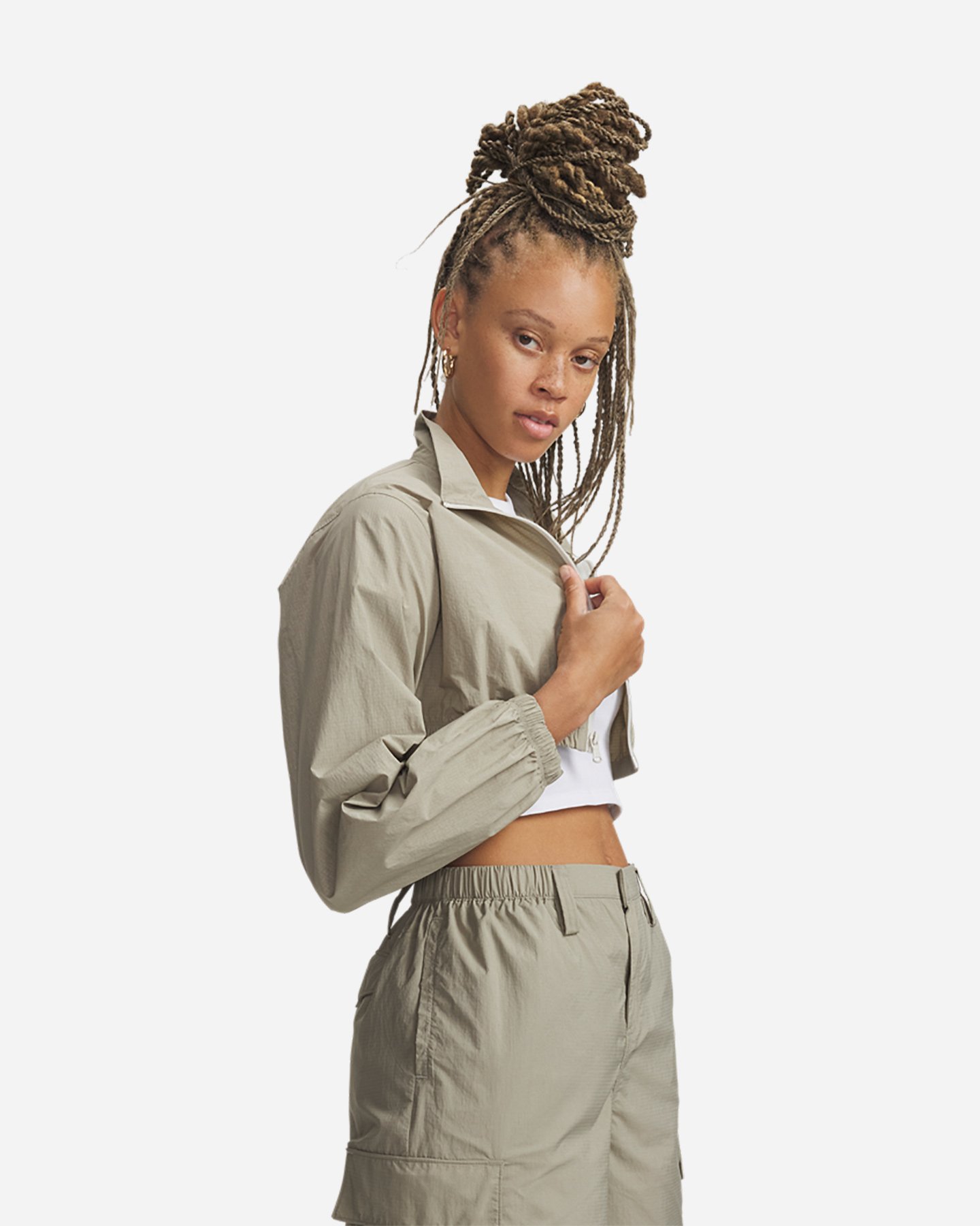 Felpa UNDER ARMOUR UNSTOPPABLE 3IN1 W - Beige - 1 | Cisalfa Sport