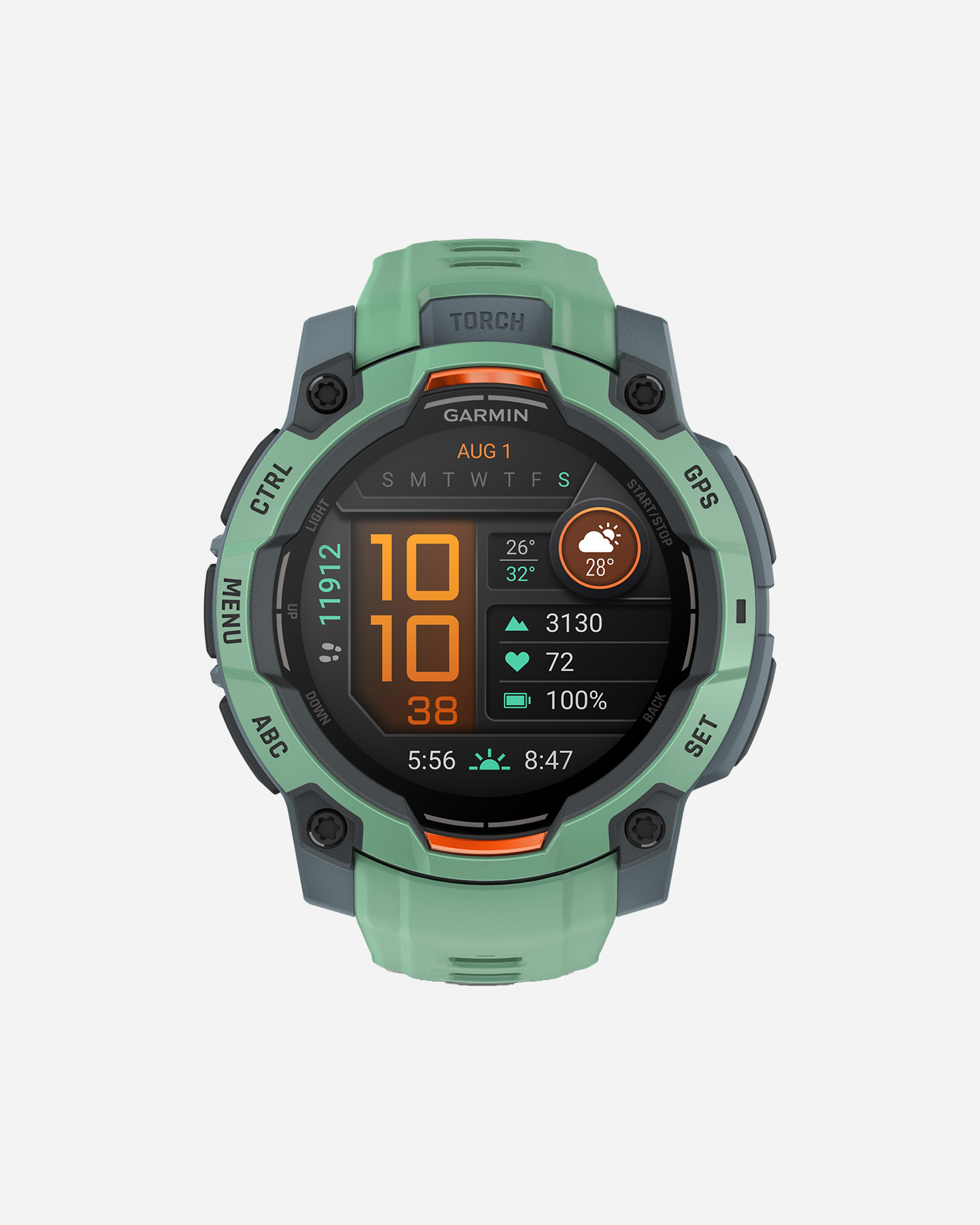 Orologio multifunzione GARMIN INSTINCT 3 45MM AMOLED - Verde - 0 | Cisalfa Sport