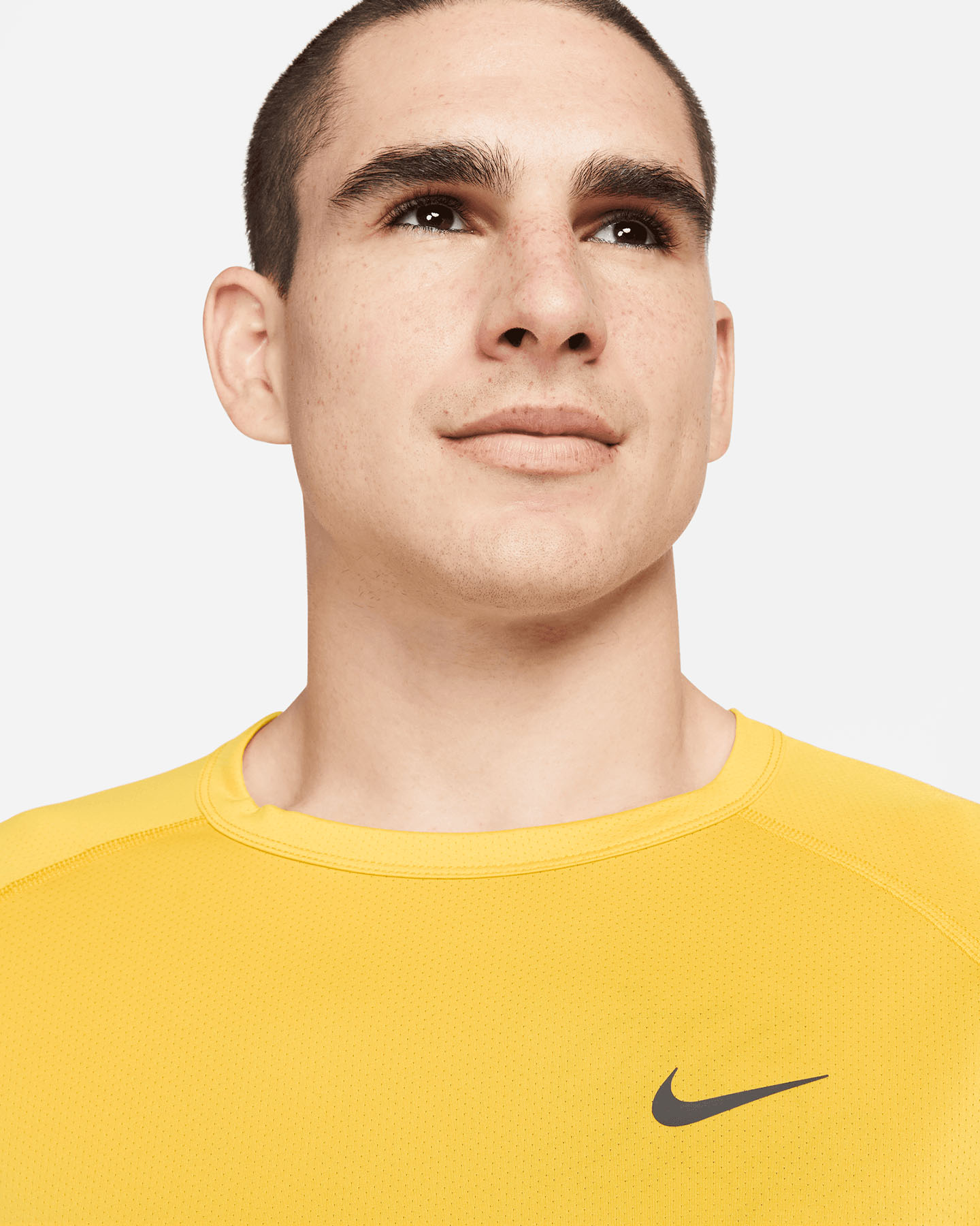 T-shirt training NIKE DRI FIT READY M - Giallo - 3 | Cisalfa Sport