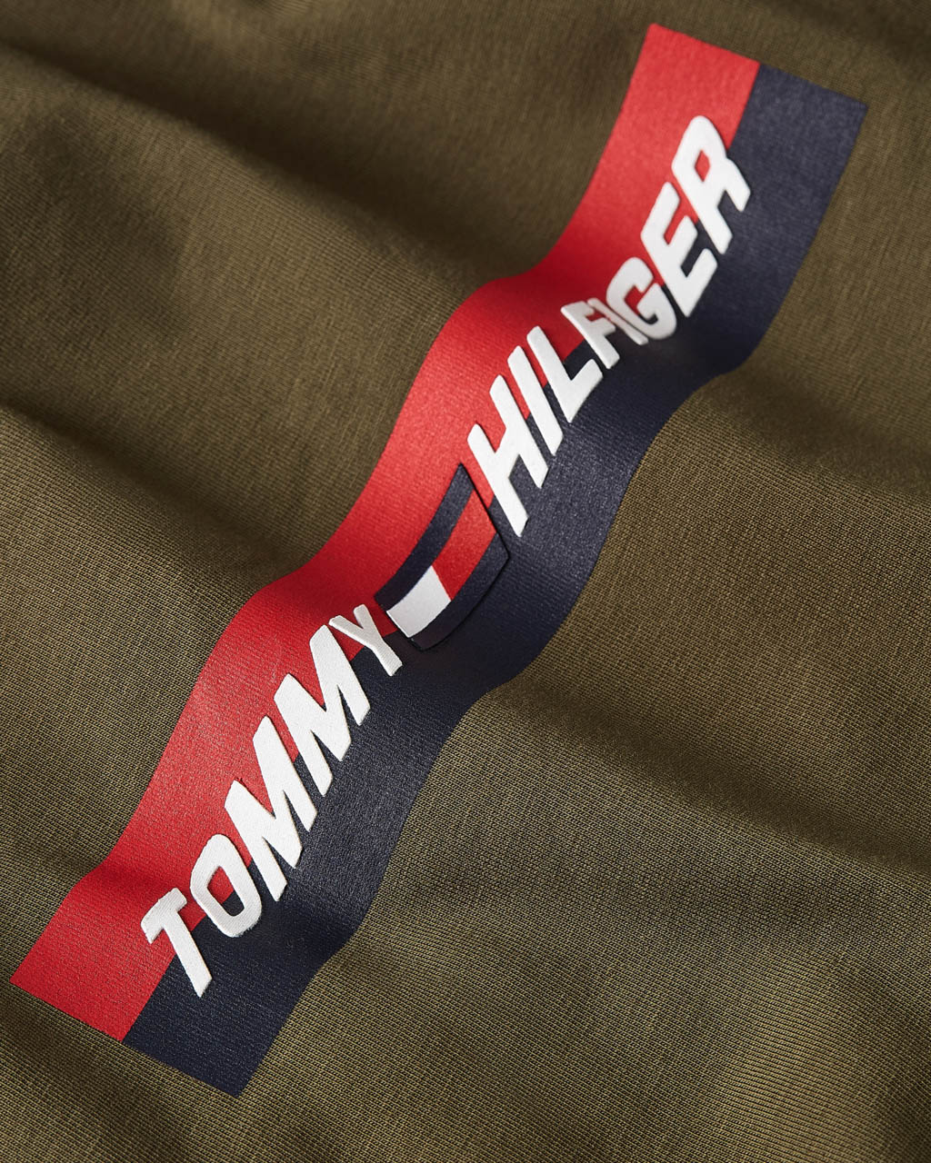 T-shirt TOMMY HILFIGER LOGO BANDA M - Verde - 2 | Cisalfa Sport
