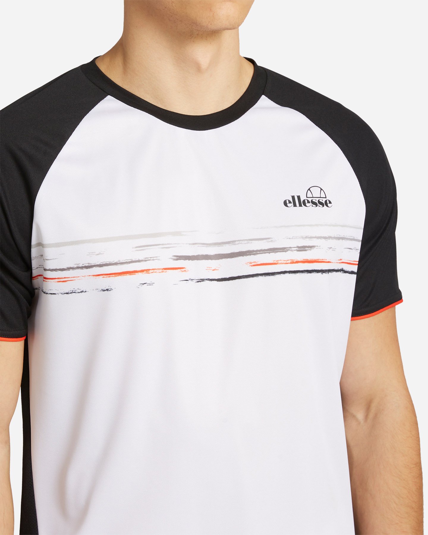 T-shirt tennis ELLESSE FIVE STRIPES M - Bianco - 4 | Cisalfa Sport