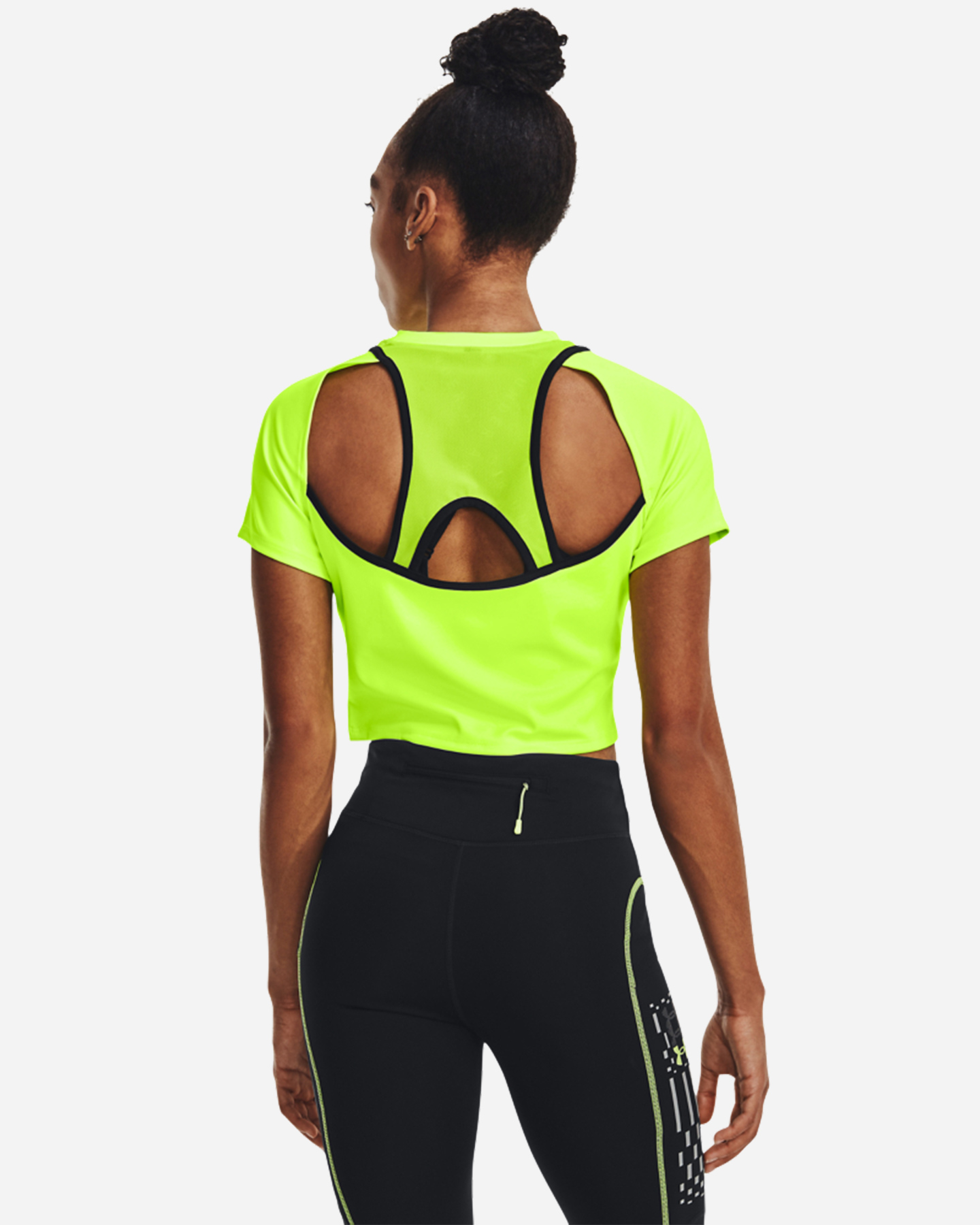 T-shirt running UNDER ARMOUR RUN ANYWHERE W - Nero - 1 | Cisalfa Sport